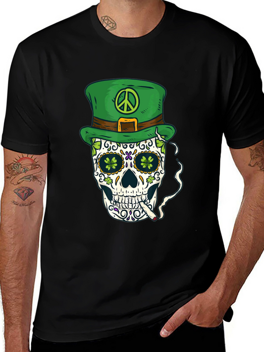 St. Patricks Day Skull T-Shirt