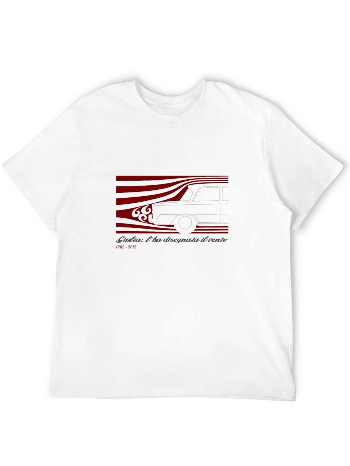 Giulia Wind Design Black T-Shirt