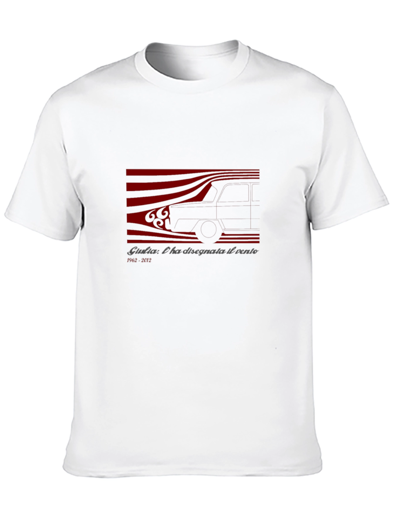 Giulia Wind Design Black T-Shirt