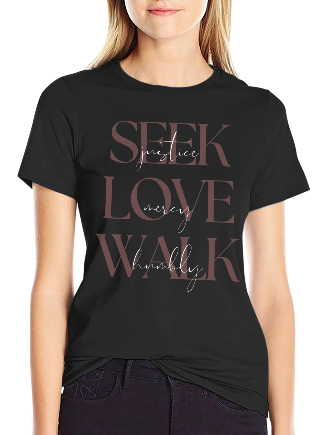 Seek Love Walk Graphic Tee