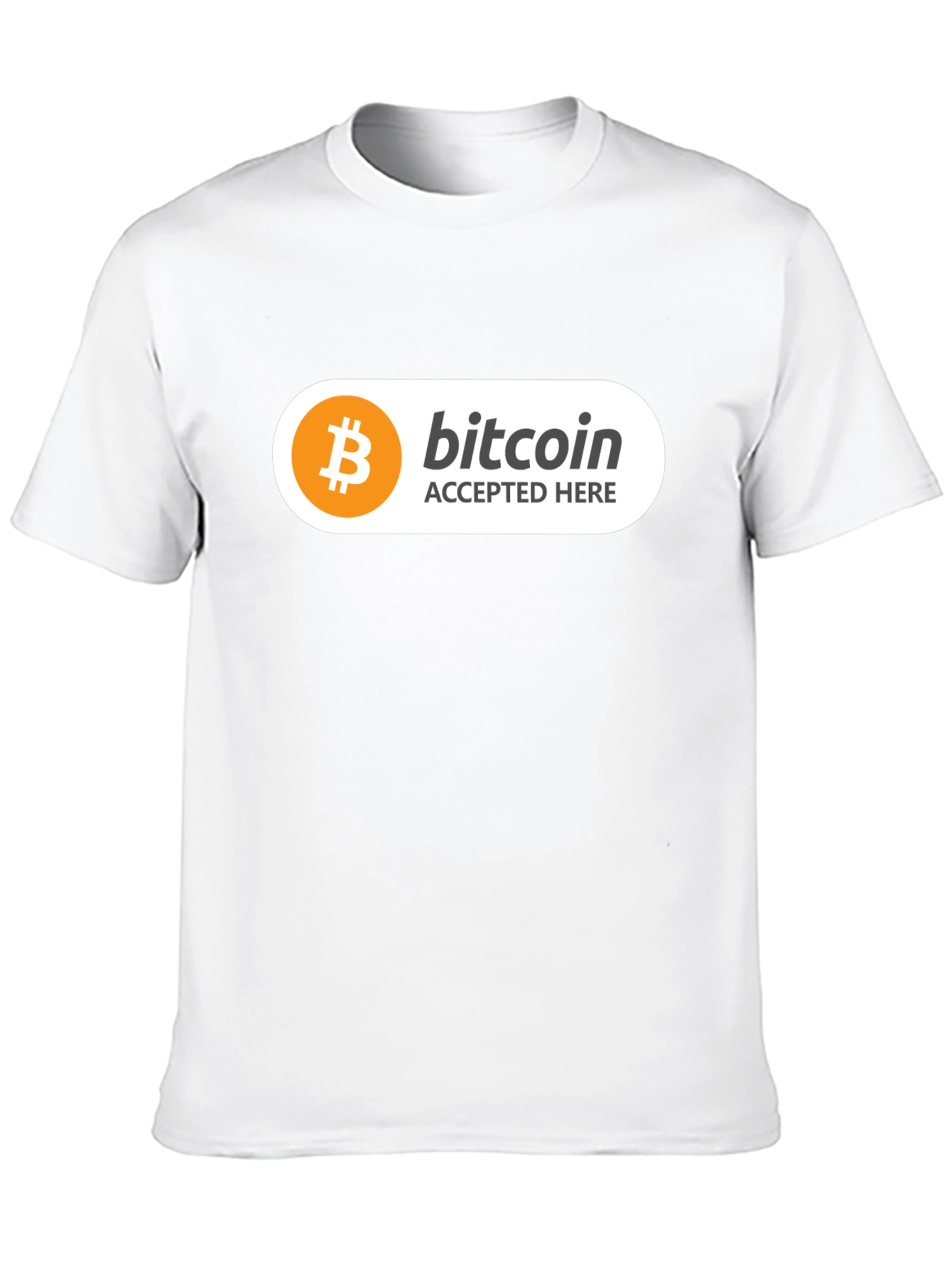 Bitcoin Accepted Here Black T-Shirt