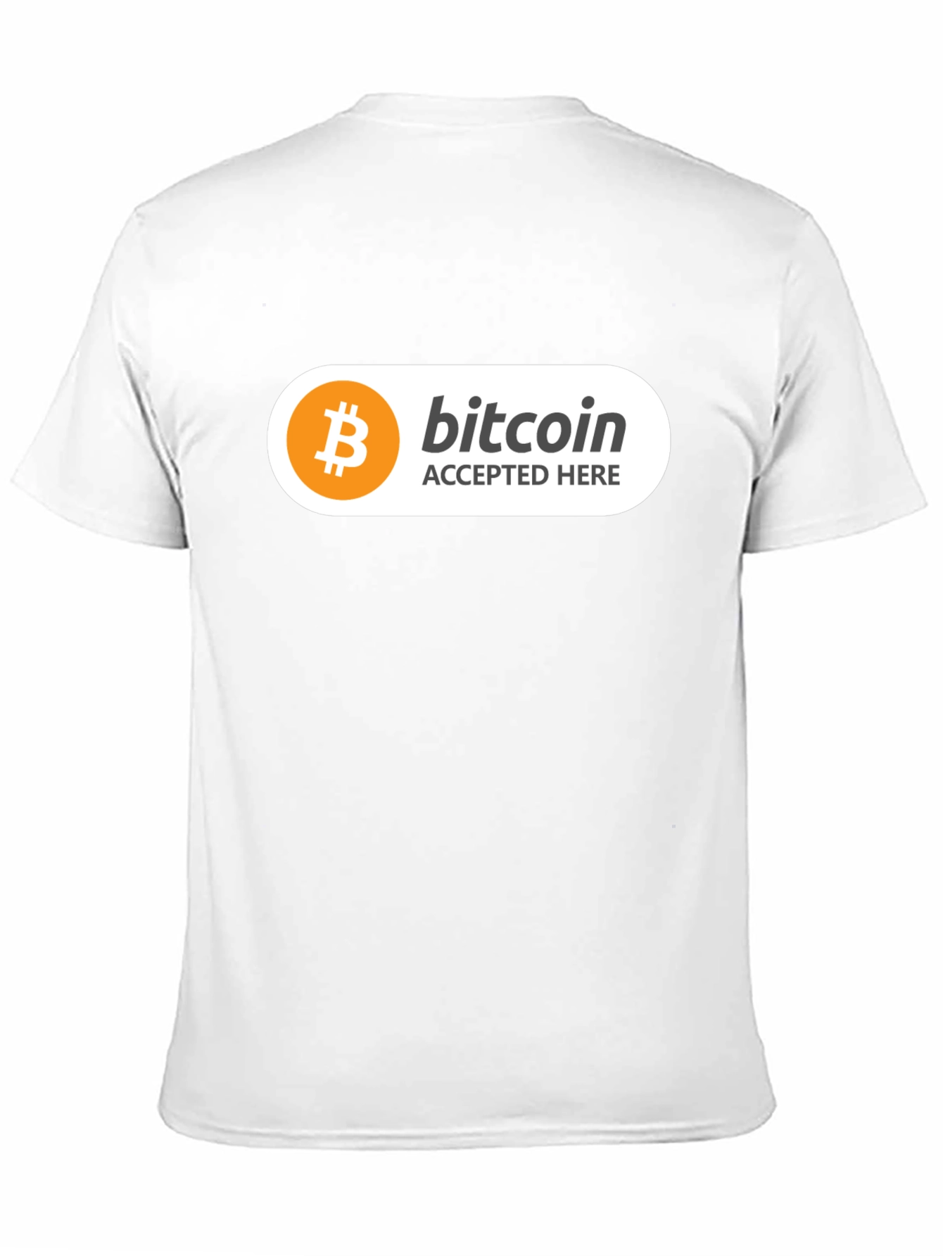 Bitcoin Accepted Here Black T-Shirt