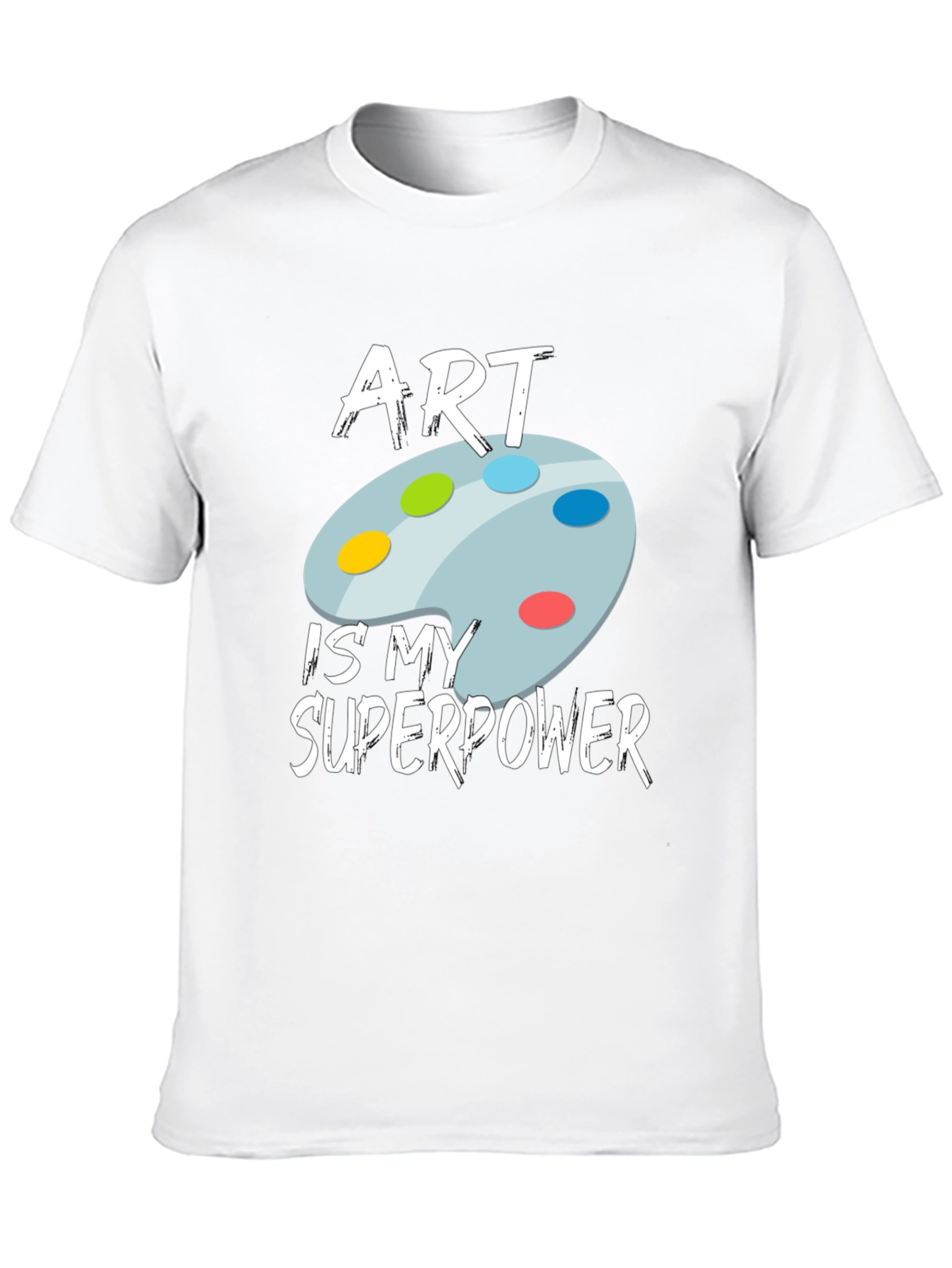 Art is My Superpower Black T-Shirt