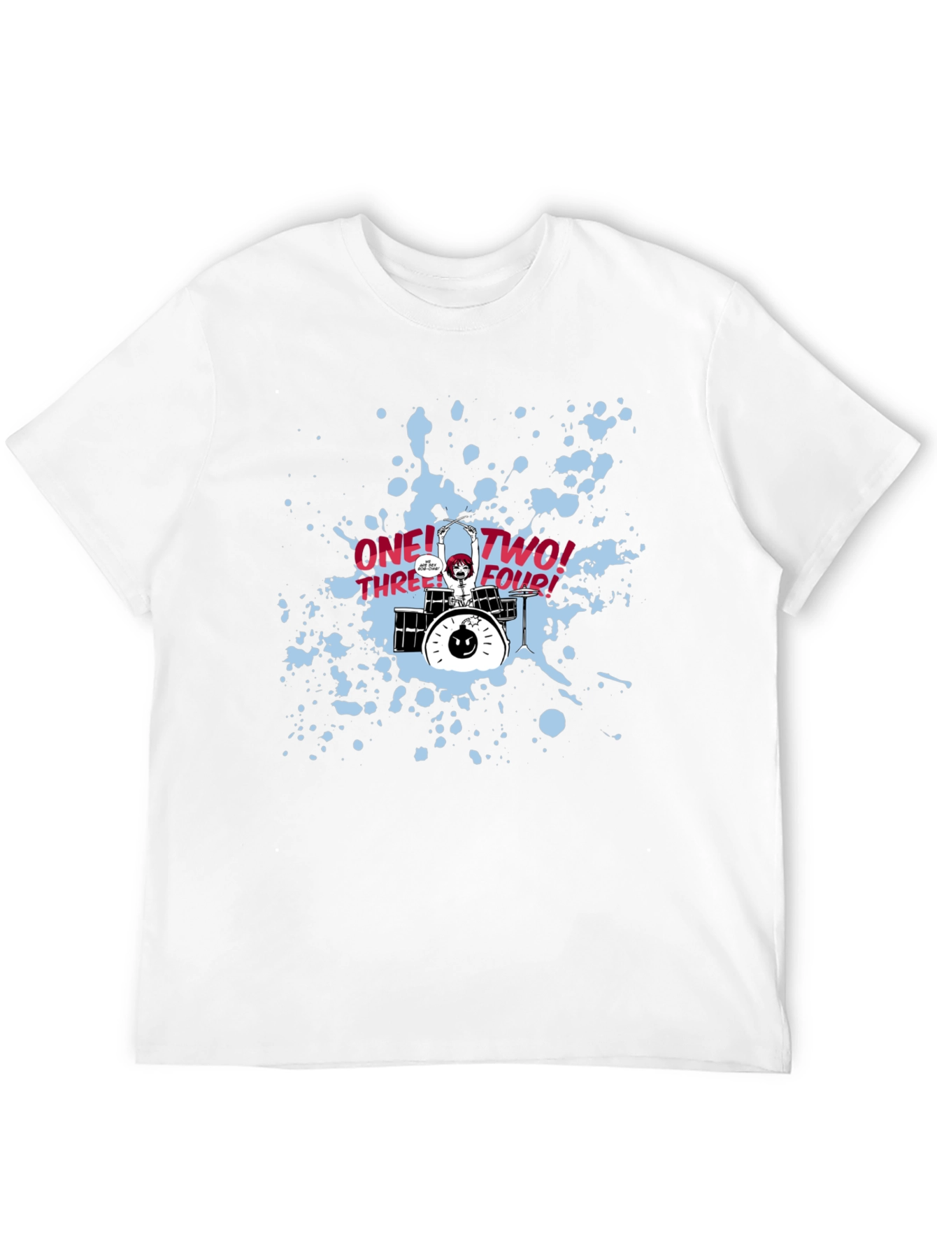 Scott Pilgrim Drummer T-Shirt: One Two Three Four!