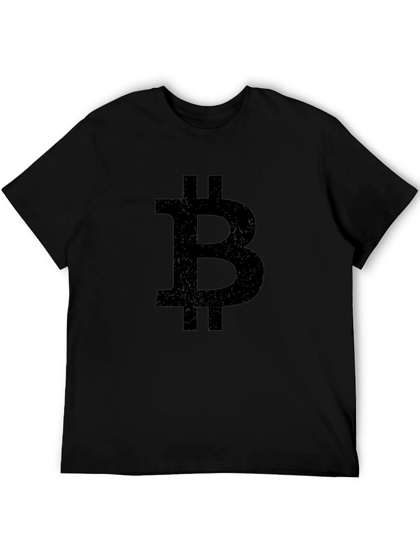 Bitcoin Logo Black T-Shirt Crypto Currency Tee