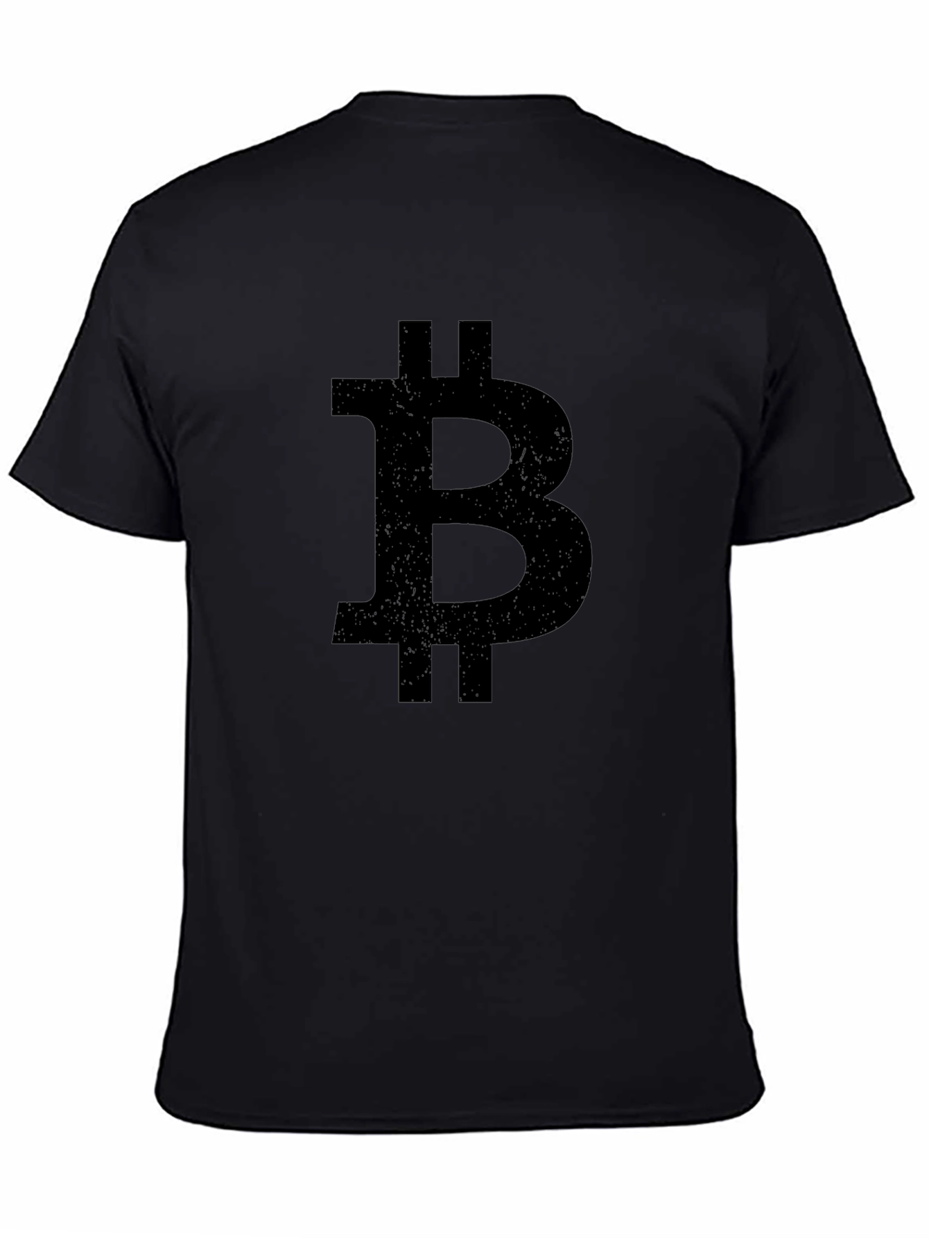 Bitcoin Logo Black T-Shirt Crypto Currency Tee