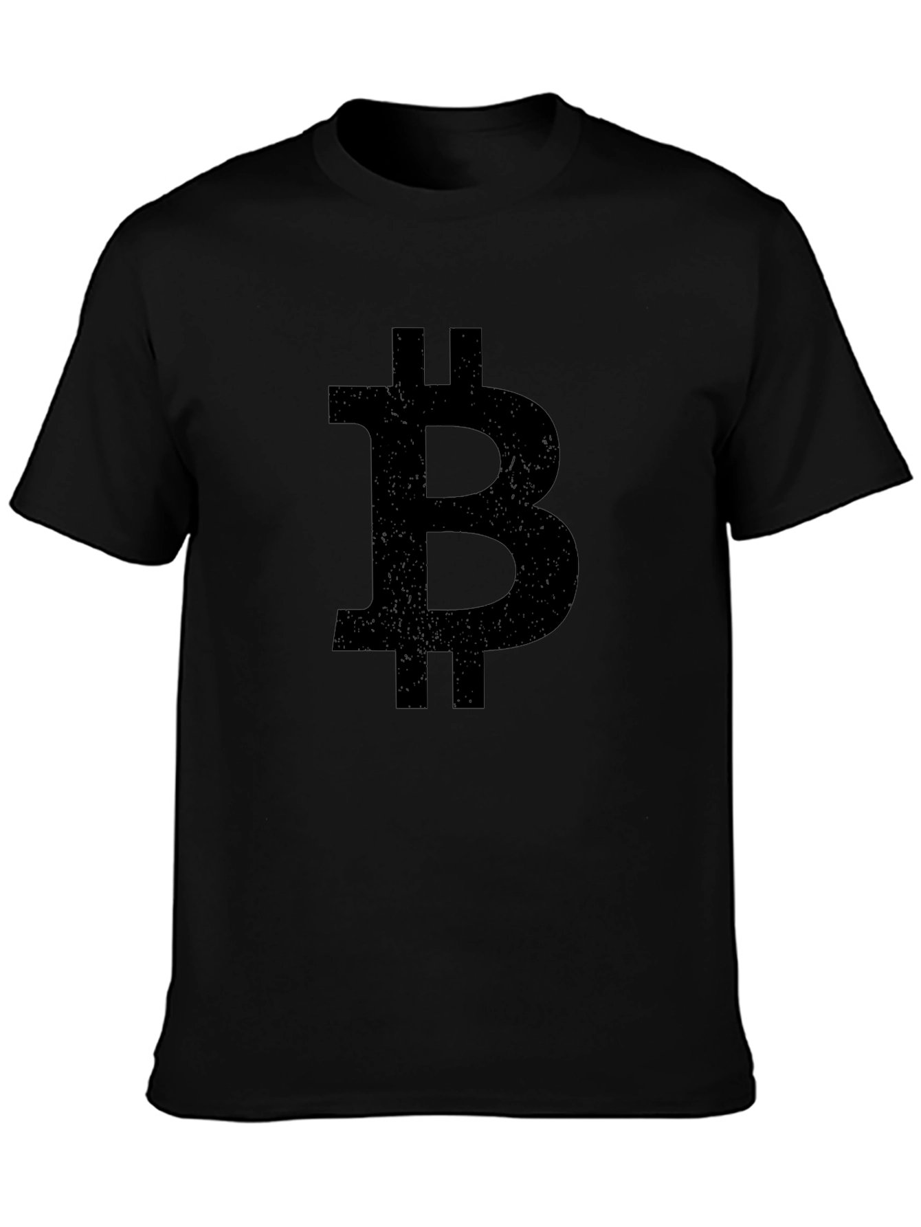 Bitcoin Logo Black T-Shirt Crypto Currency Tee
