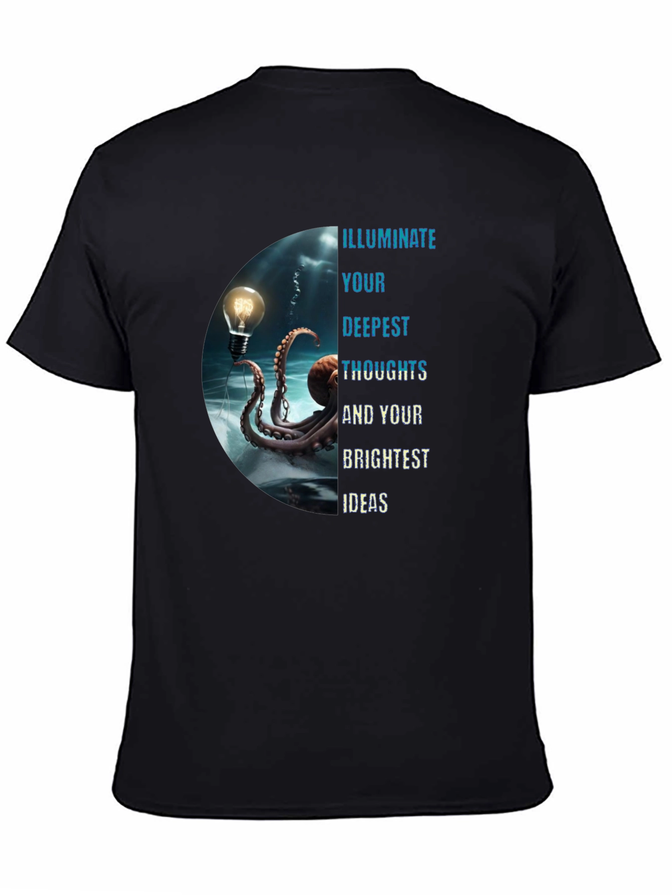 Illuminate Ideas Tee - Octopus Lightbulb Design