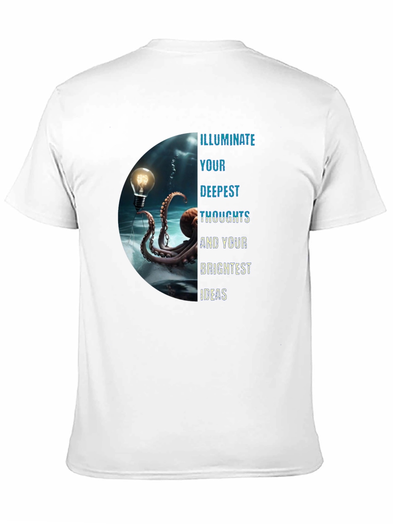 Illuminate Ideas Tee - Octopus Lightbulb Design