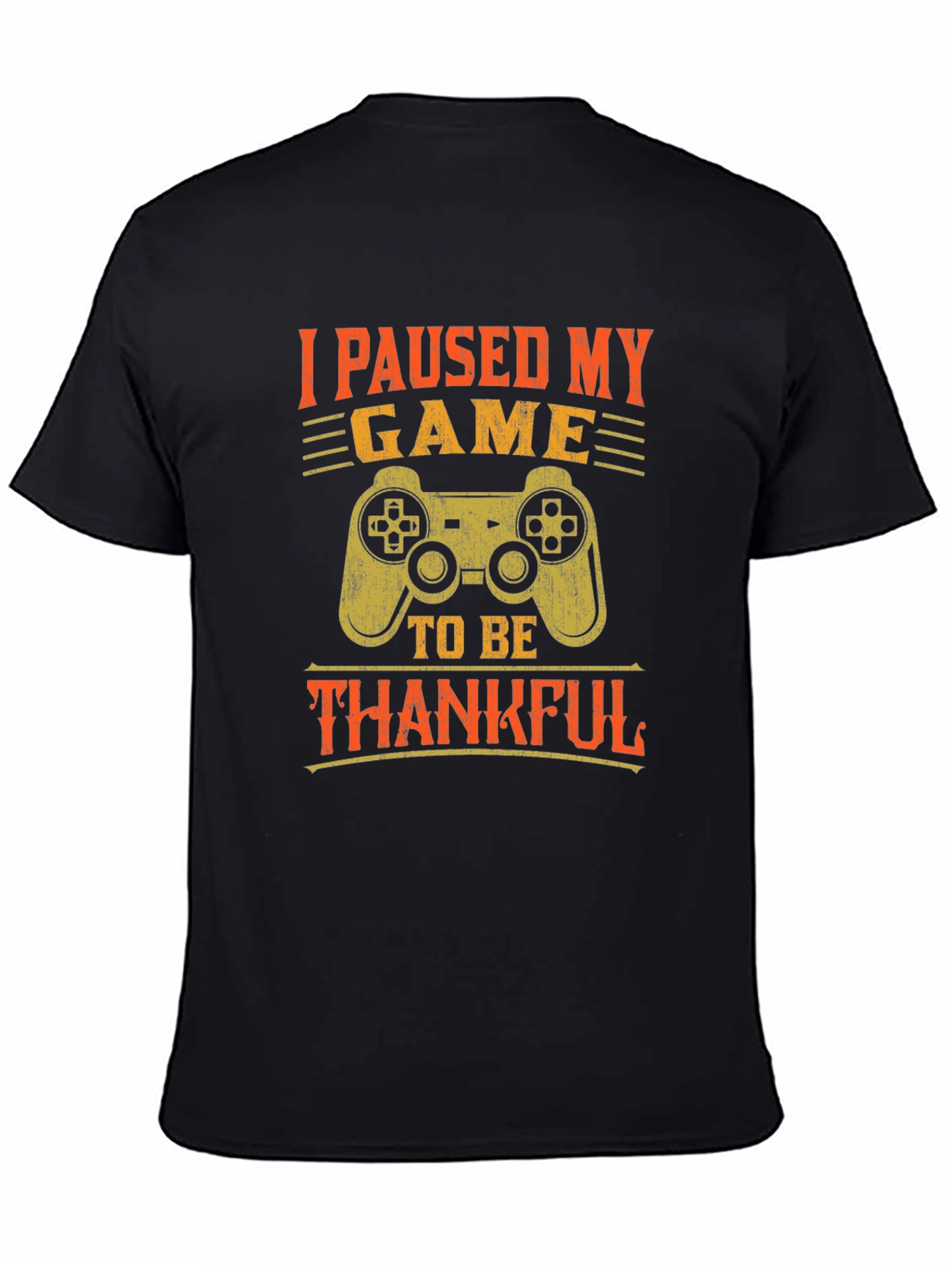 Gamer Thanksgiving T-Shirt - I Paused My Game