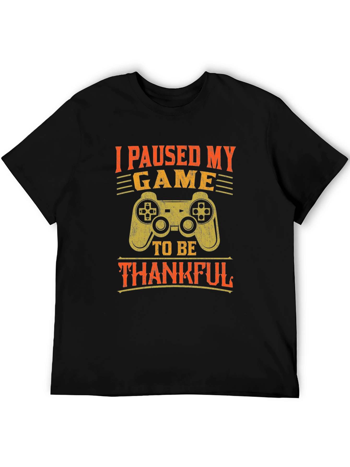 Gamer Thanksgiving T-Shirt - I Paused My Game