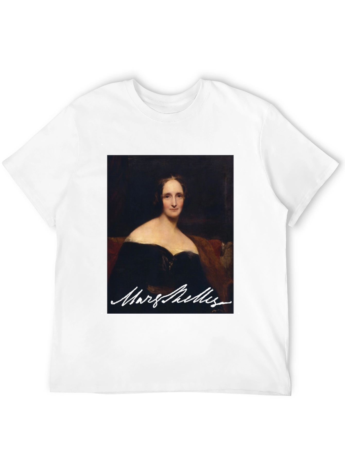 Mary Shelley Portrait Graphic Tee - Literary Fashion