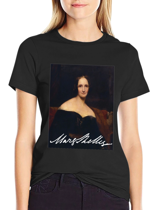Mary Shelley Portrait Graphic Tee - Literary Fashion