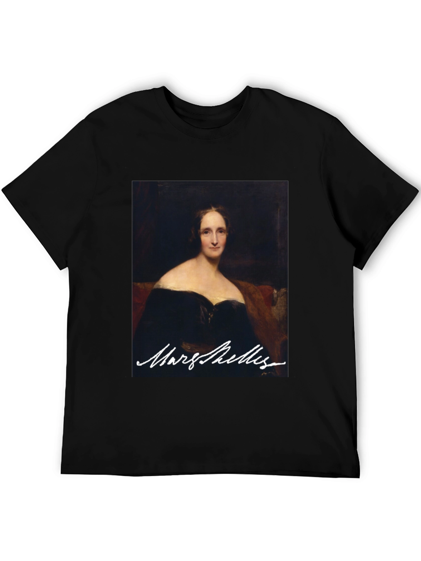 Mary Shelley Portrait Graphic Tee - Literary Fashion