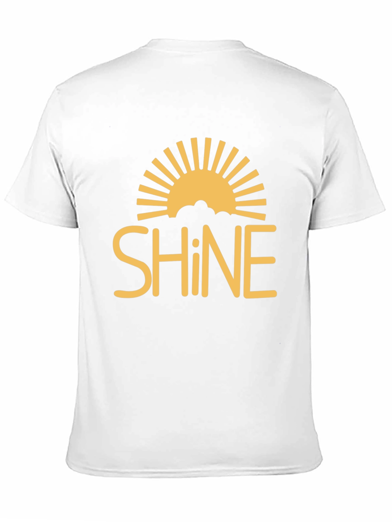 Sunshine Shine Graphic Tee - Black Cotton T-Shirt