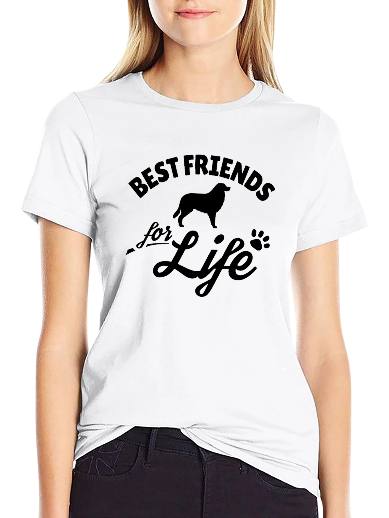 Best Friends for Life Dog T-Shirt