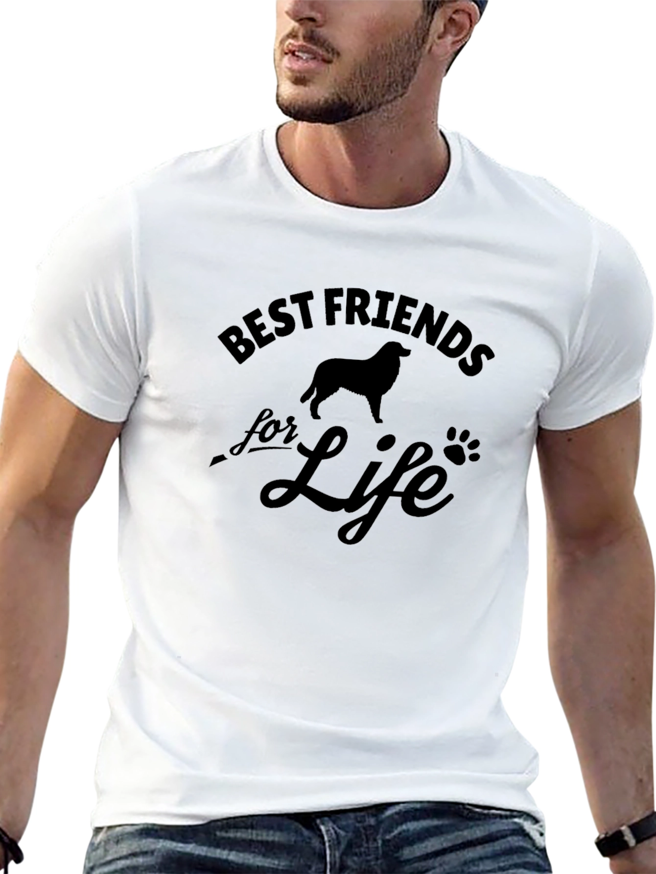 Best Friends for Life Dog T-Shirt