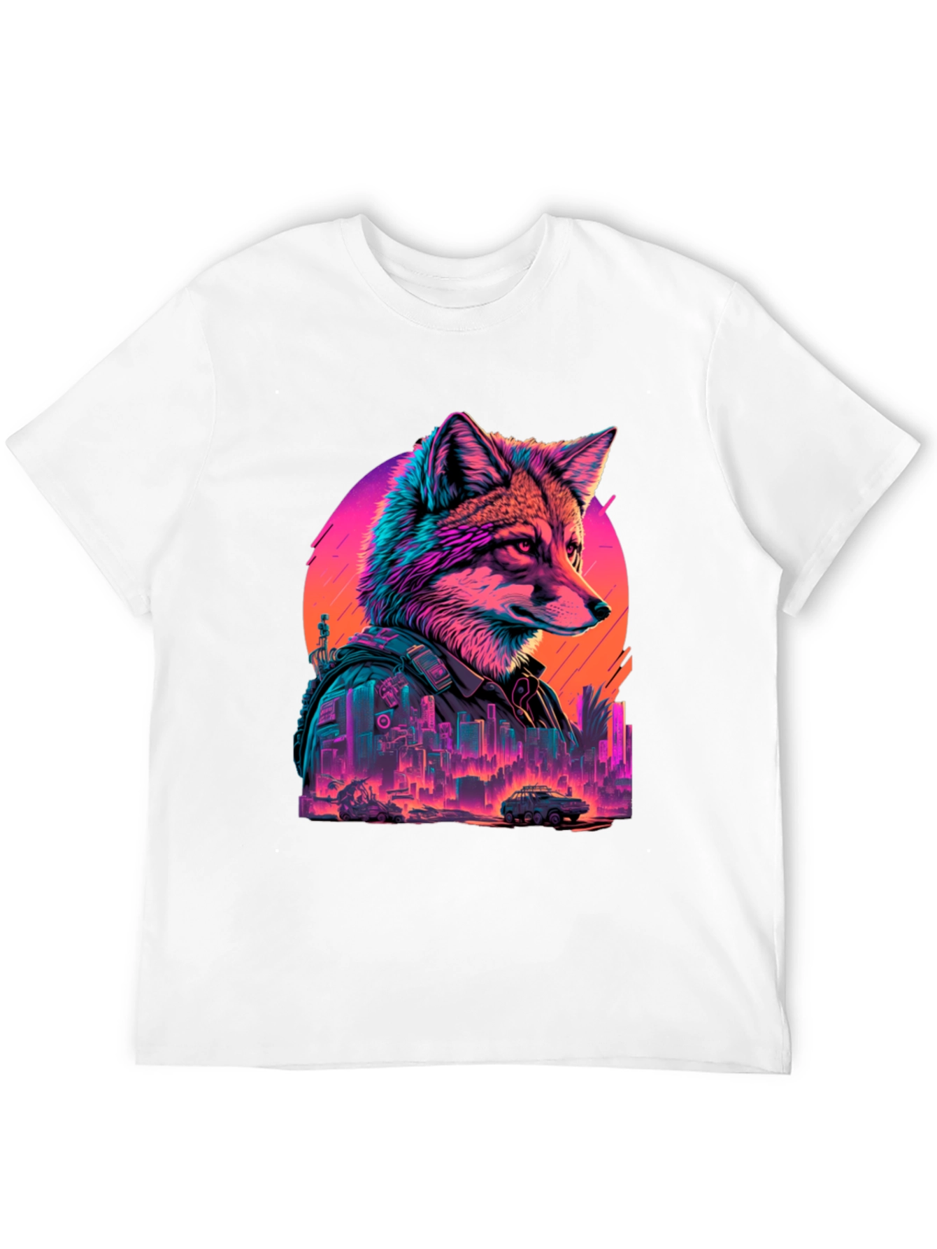 Cyberpunk Fox T-Shirt