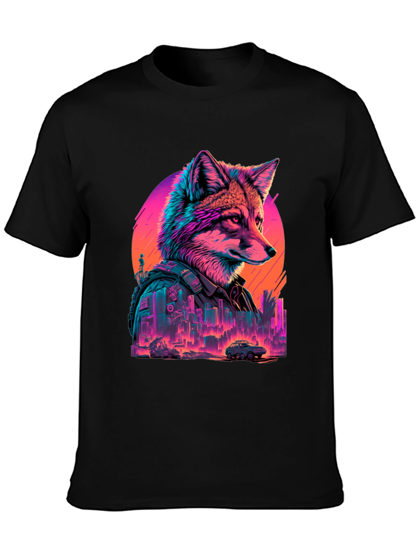 Cyberpunk Fox T-Shirt