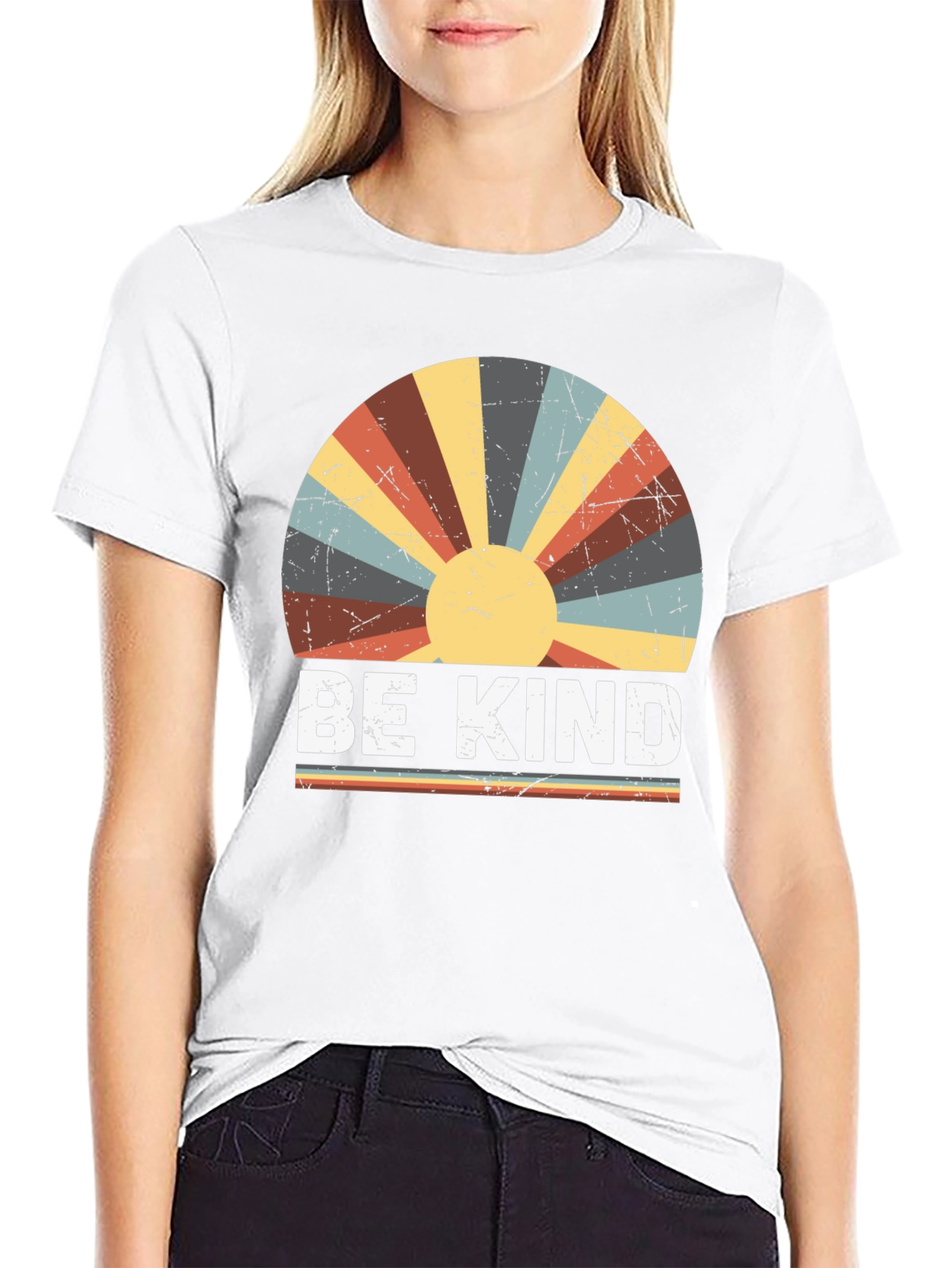 Be Kind Retro Sunset Graphic Tee