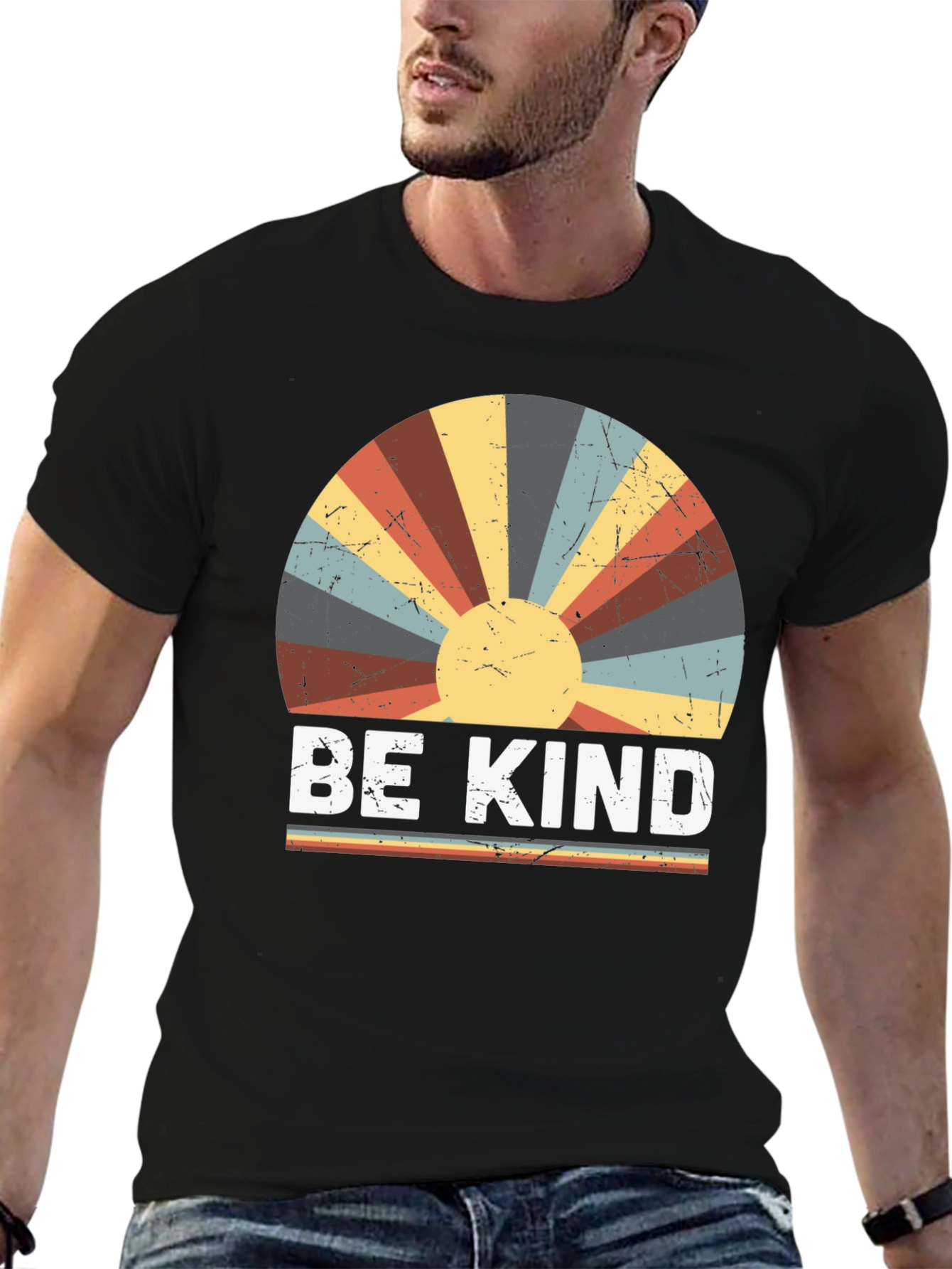 Be Kind Retro Sunset Graphic Tee