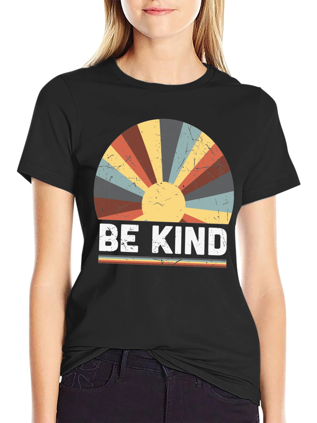 Be Kind Retro Sunset Graphic Tee