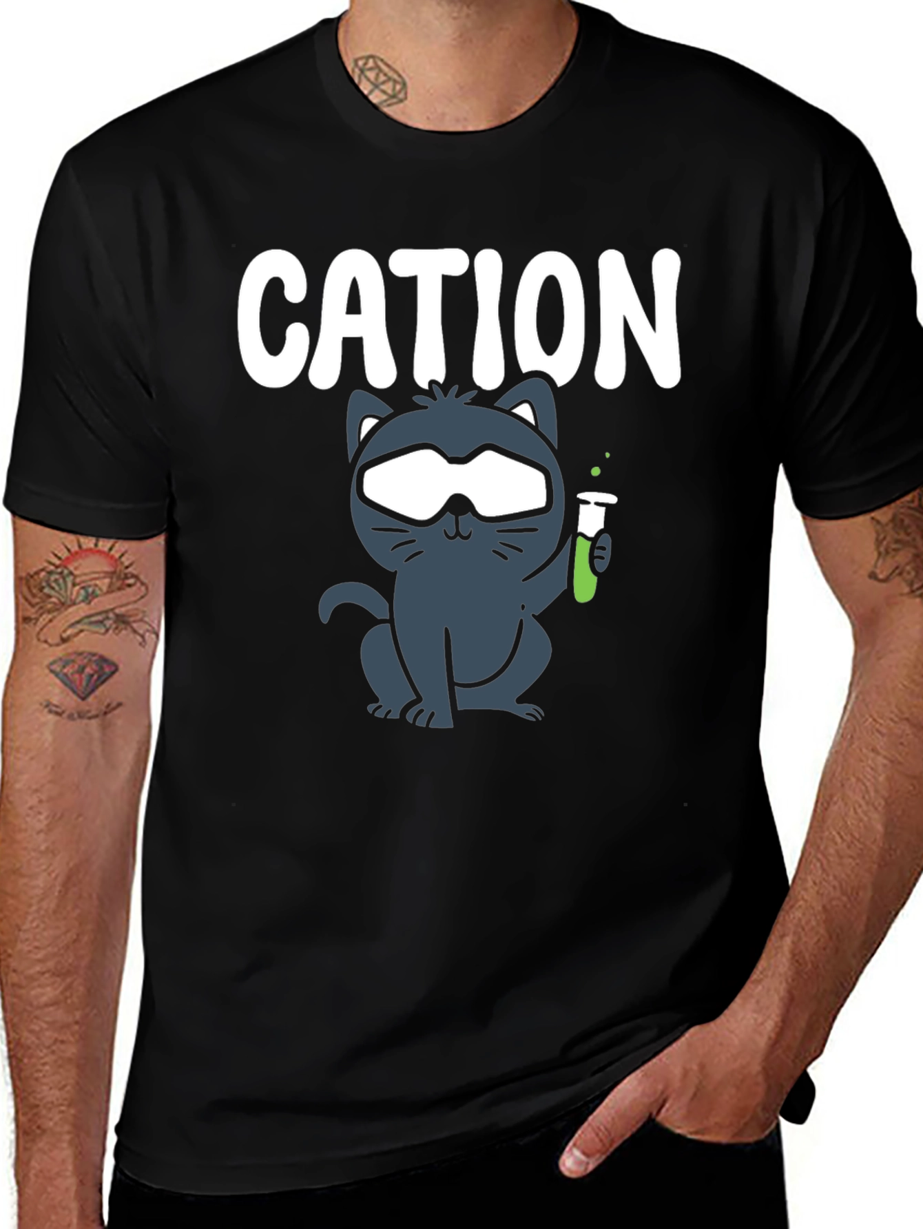 Cation Cat Science T-Shirt