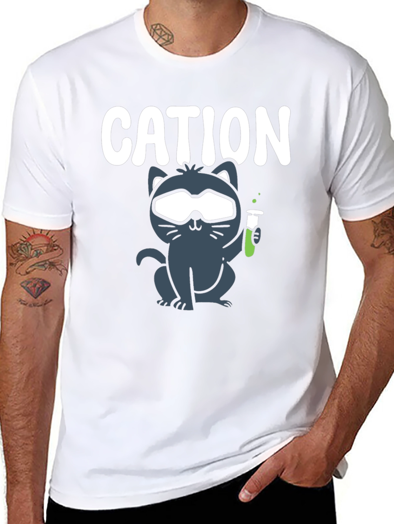 Cation Cat Science T-Shirt