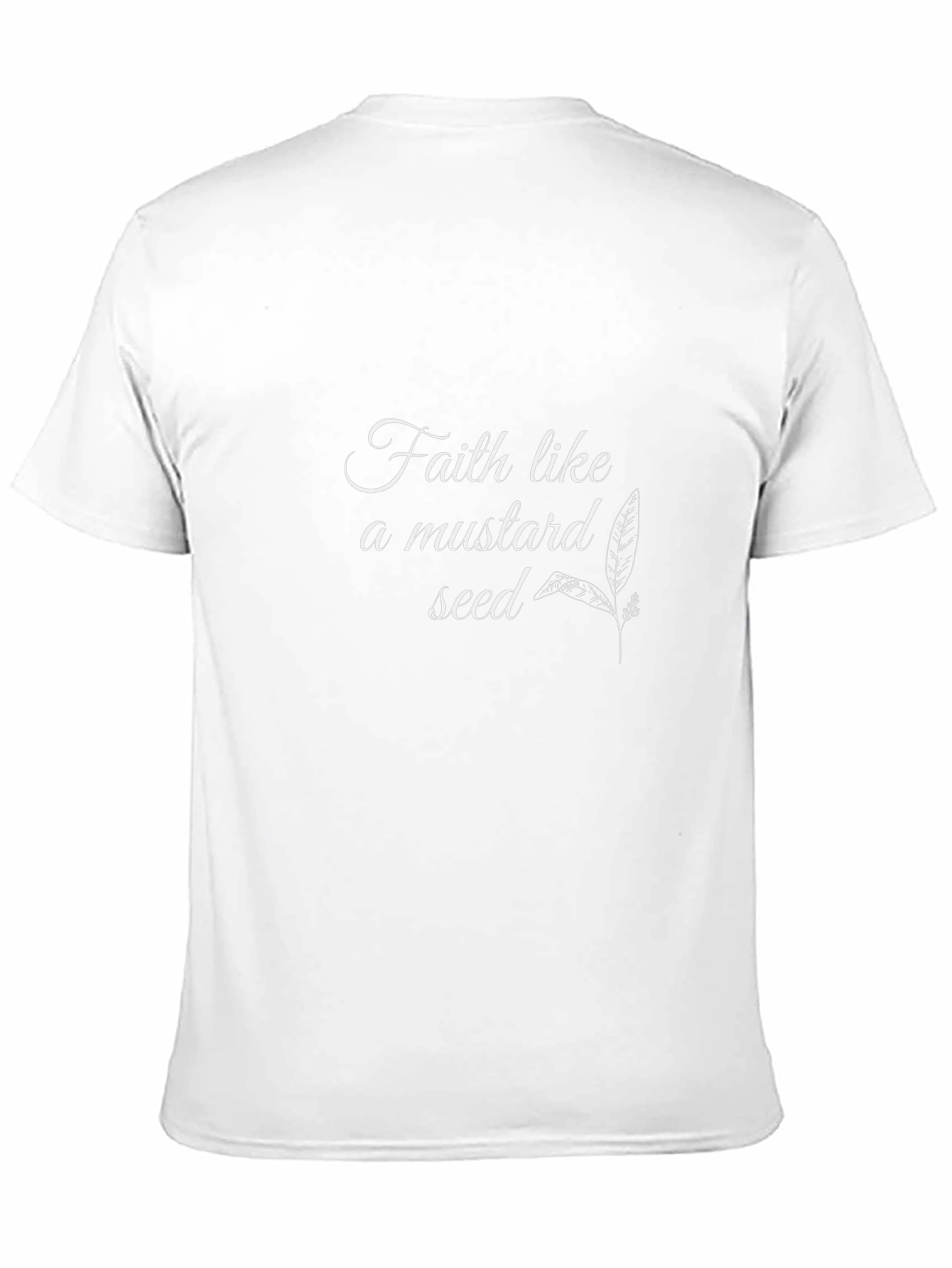 Faith Like a Mustard Seed Black T-Shirt