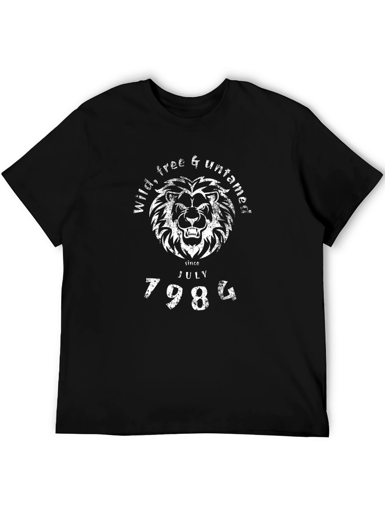 Wild Free & Untamed Lion Graphic Tee