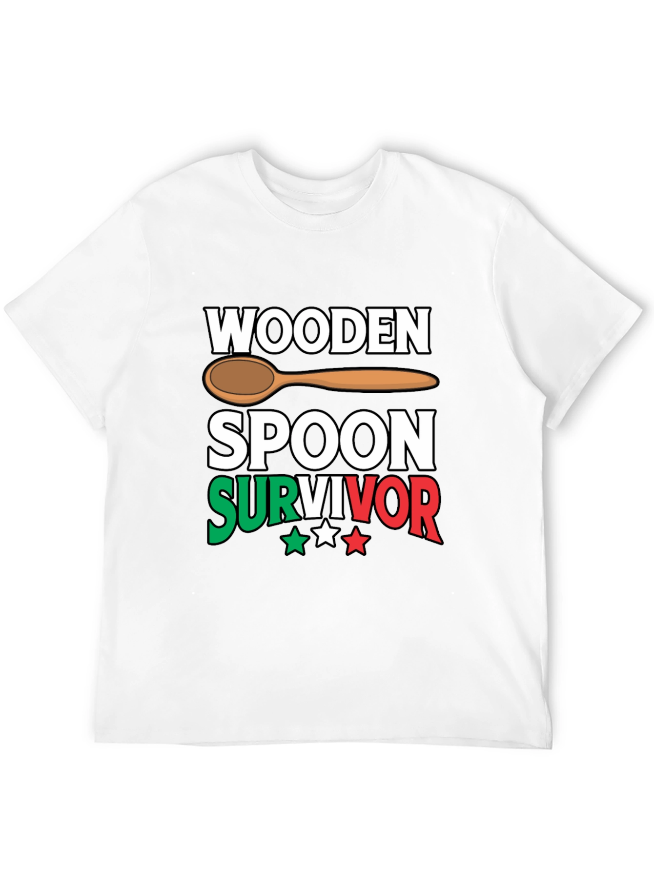 Wooden Spoon Survivor Novelty T-Shirt