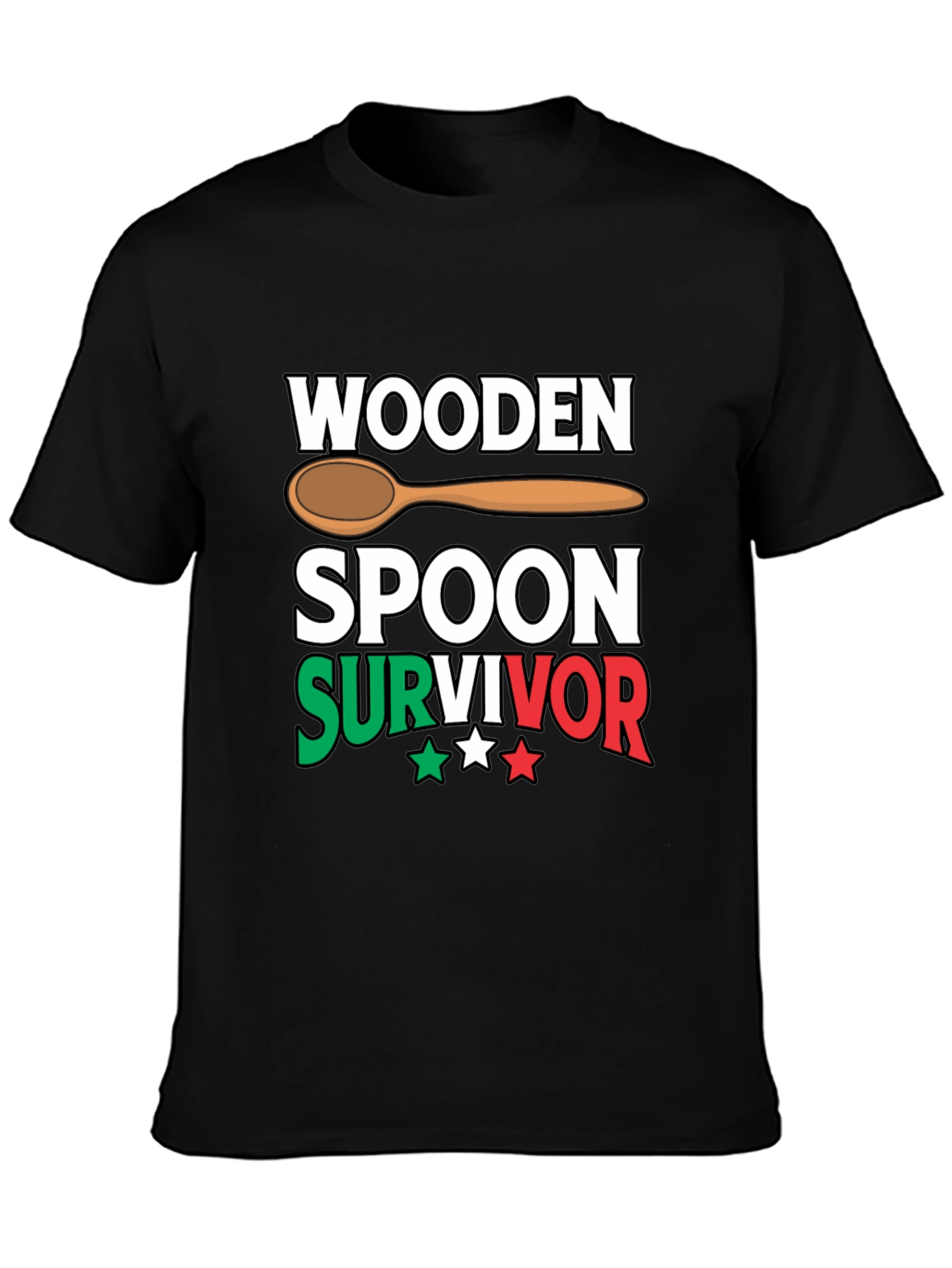 Wooden Spoon Survivor Novelty T-Shirt