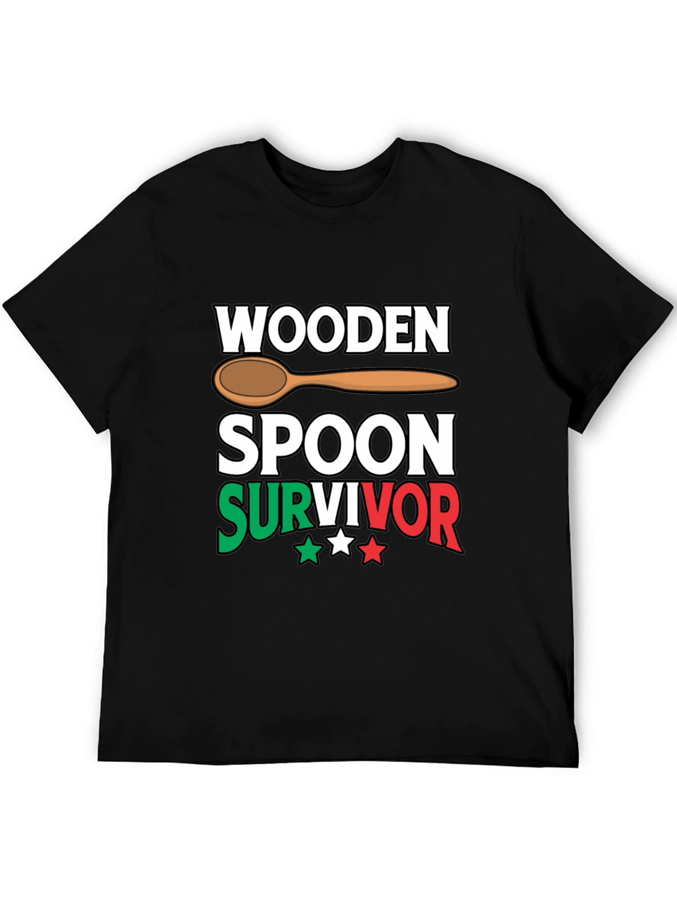 Wooden Spoon Survivor Novelty T-Shirt
