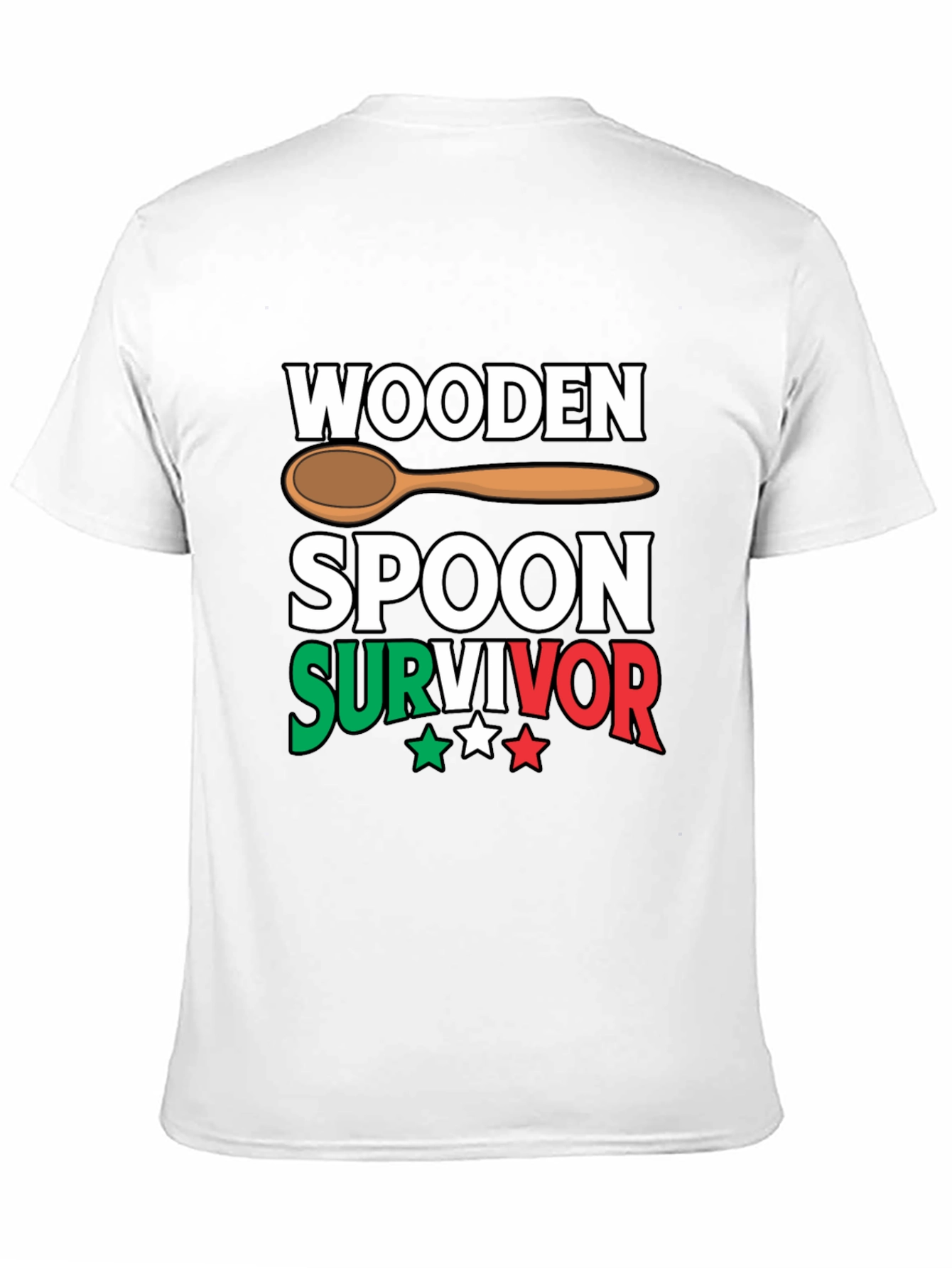 Wooden Spoon Survivor Novelty T-Shirt