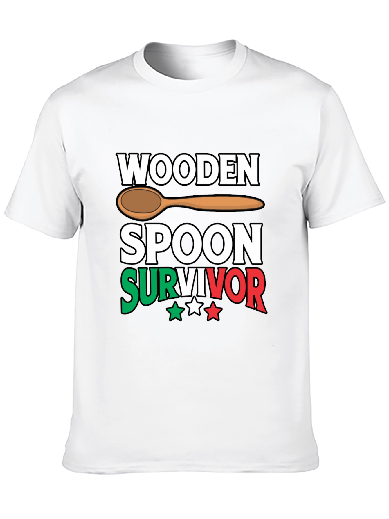 Wooden Spoon Survivor Novelty T-Shirt