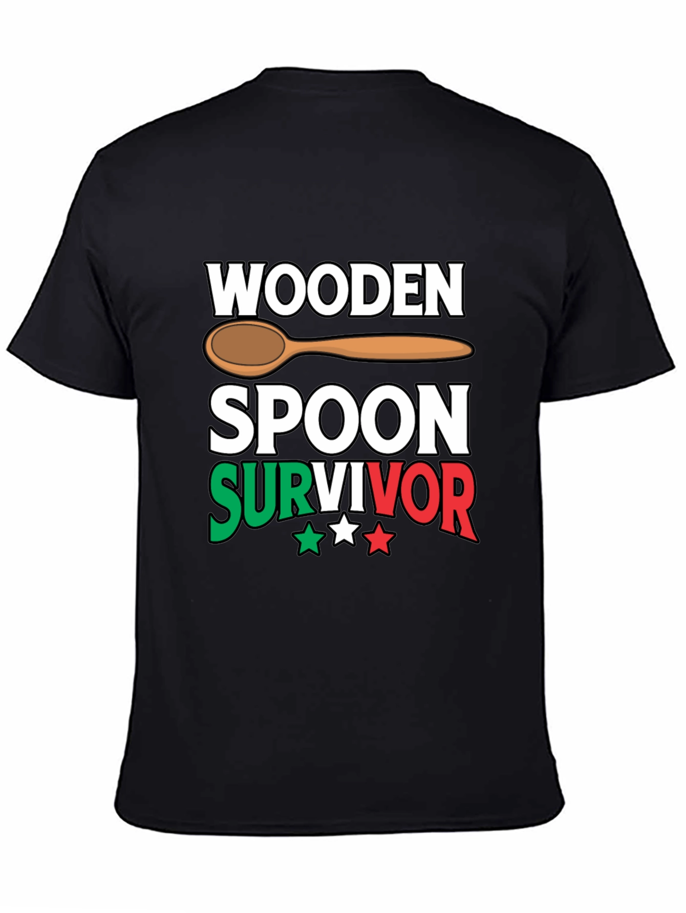 Wooden Spoon Survivor Novelty T-Shirt