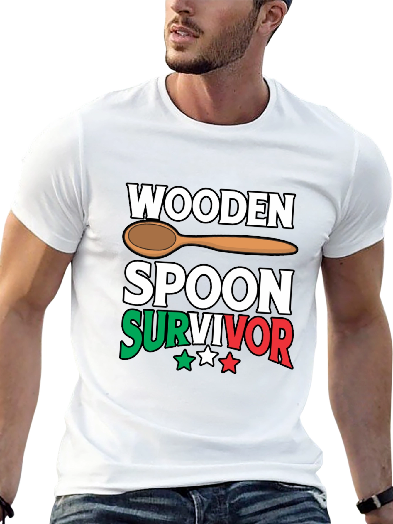 Wooden Spoon Survivor Novelty T-Shirt