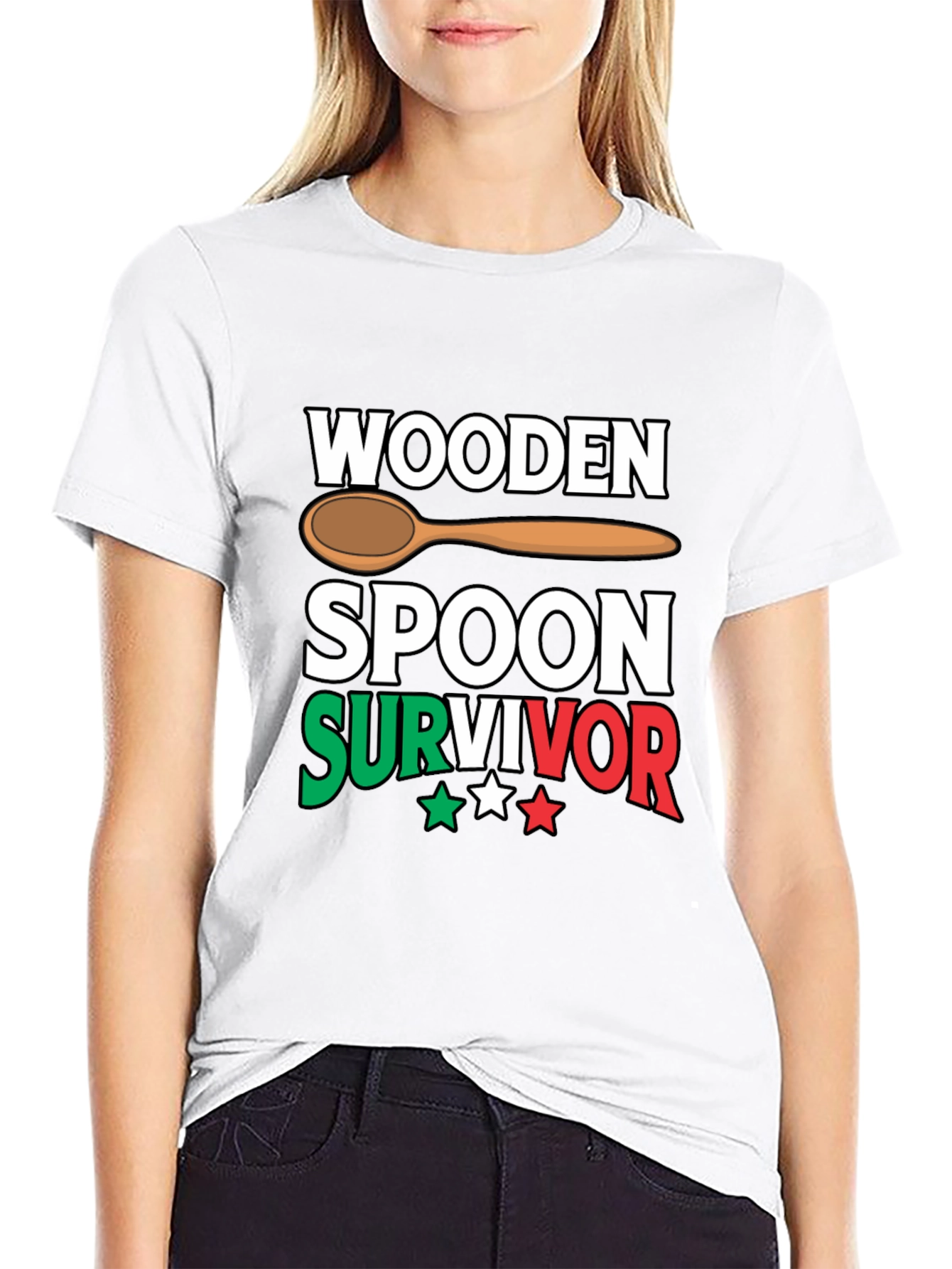 Wooden Spoon Survivor Novelty T-Shirt