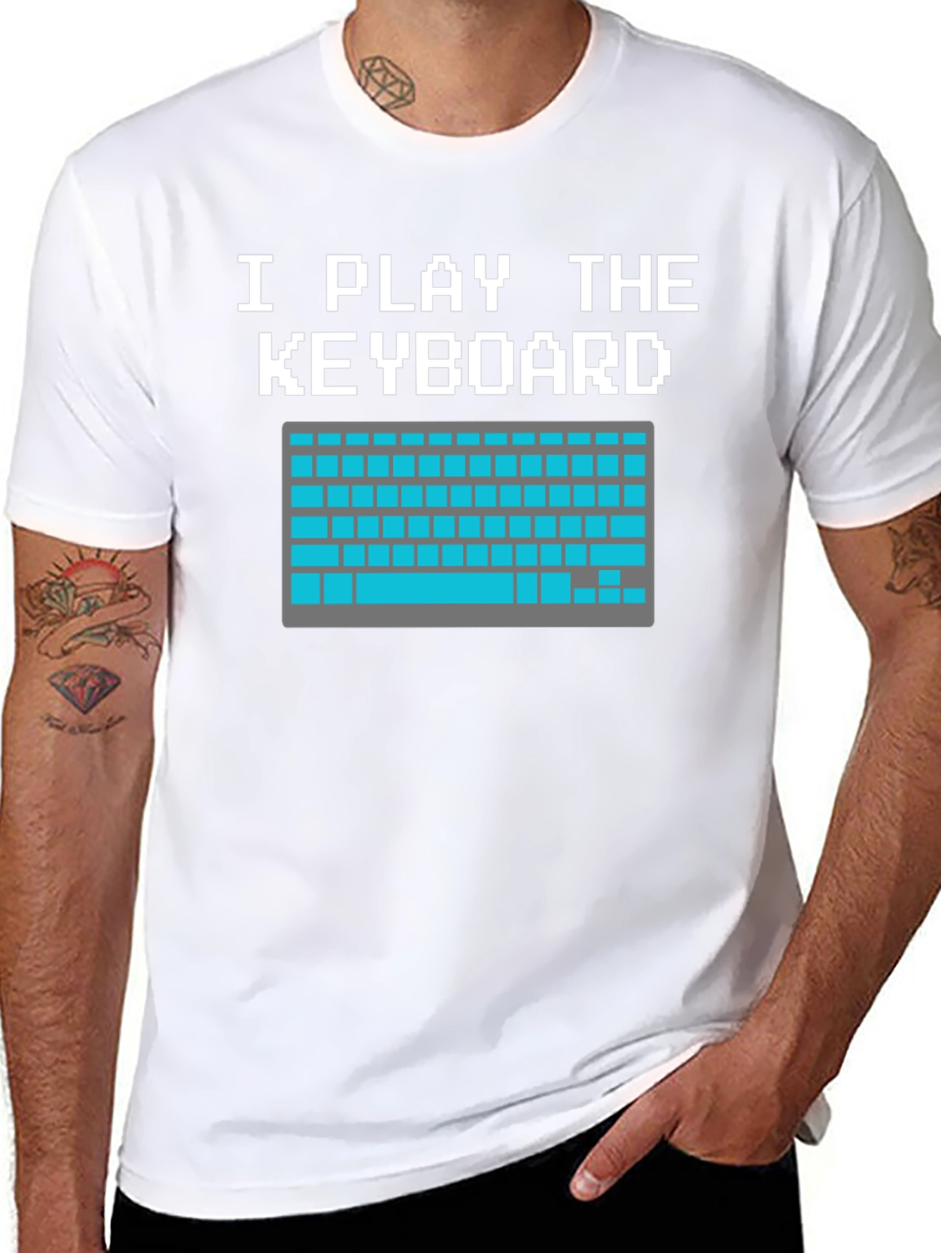 I Play The Keyboard Funny T-Shirt
