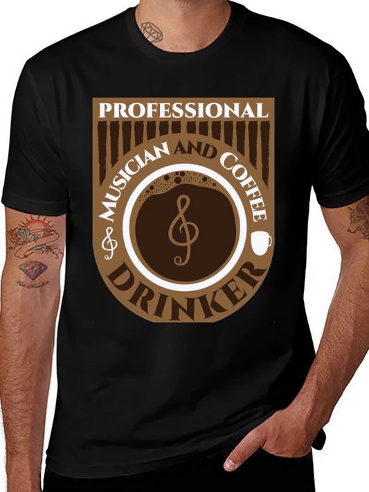 Musician & Coffee Drinker Graphic Tee