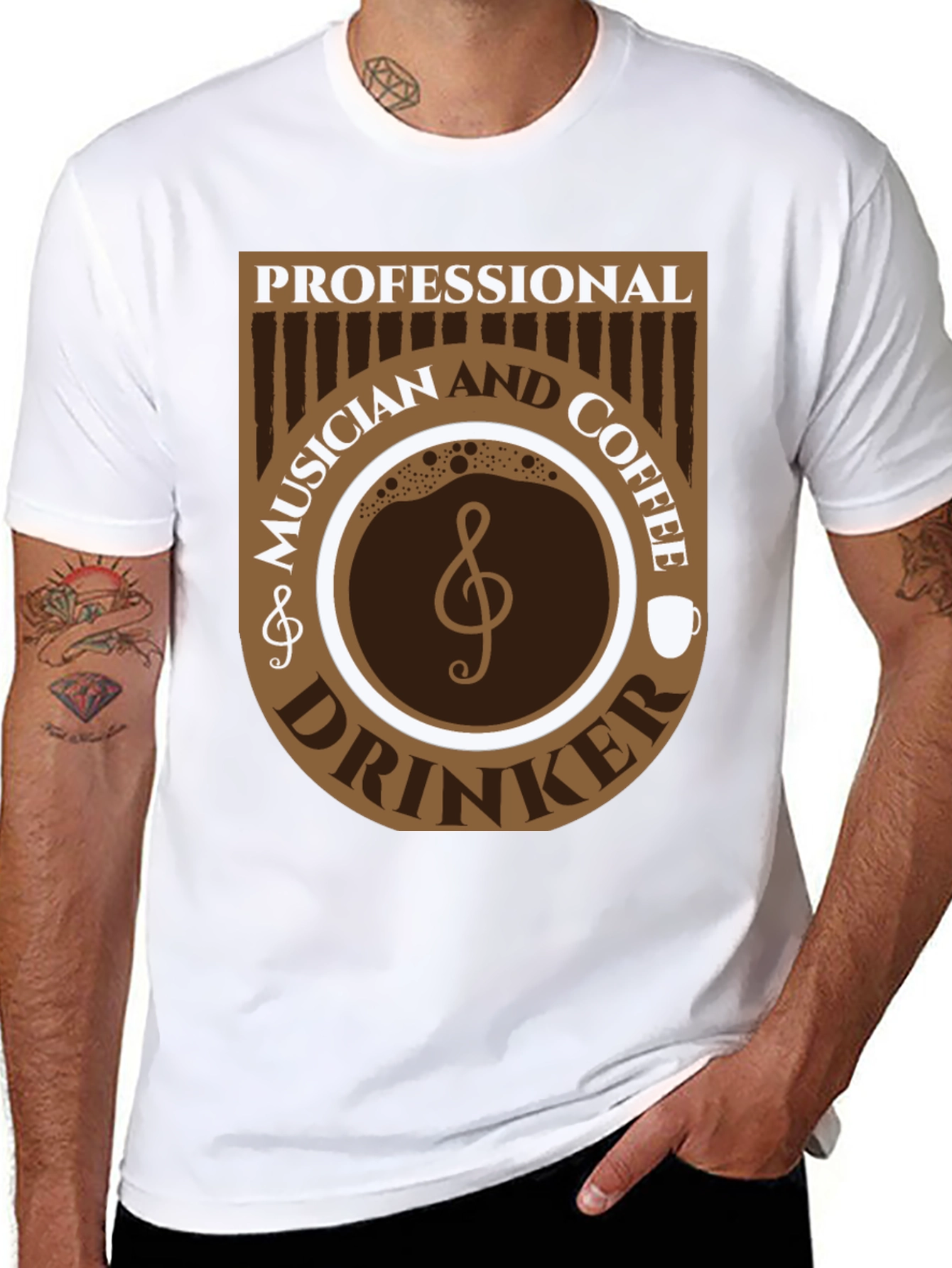 Musician & Coffee Drinker Graphic Tee