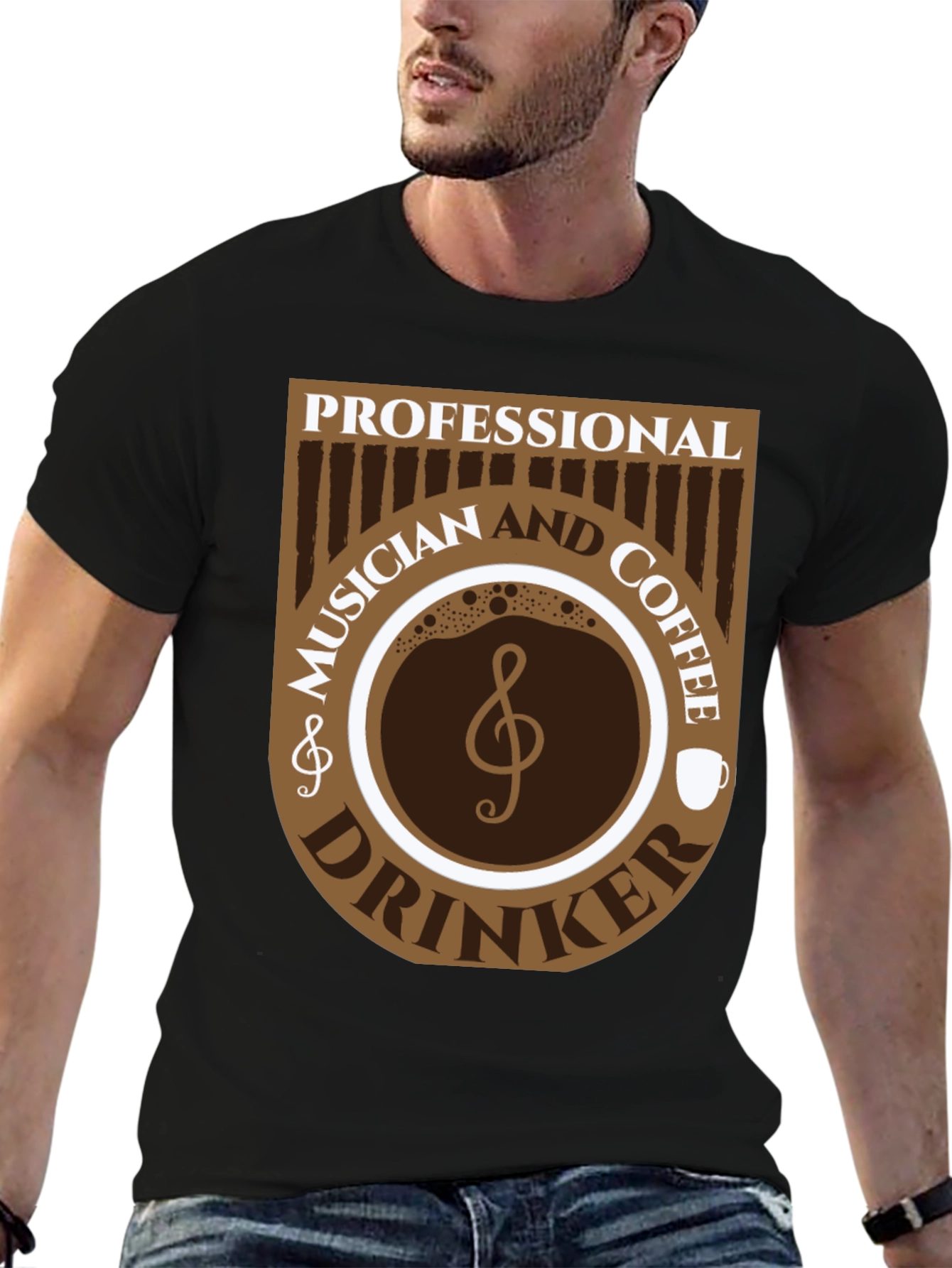 Musician & Coffee Drinker Graphic Tee