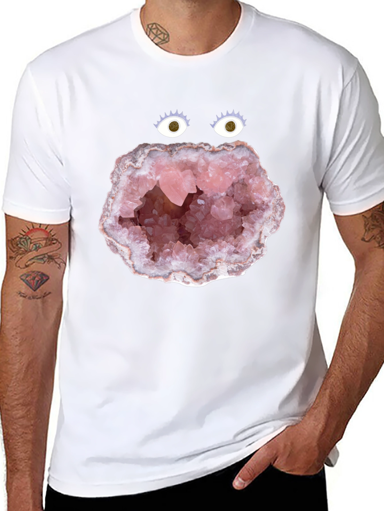 Crystal Monster T-Shirt - Funny Novelty Tee