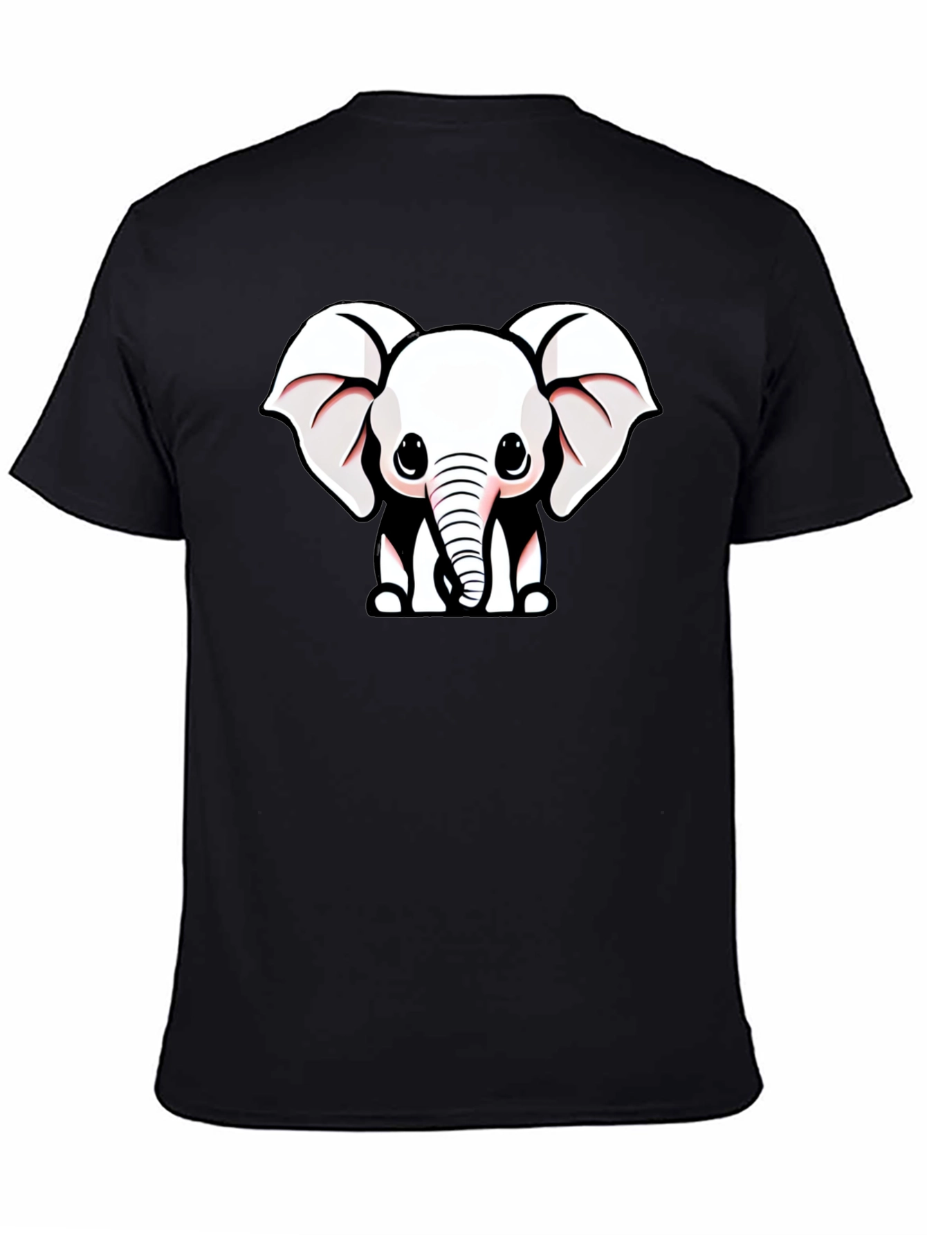 Cute Cartoon Elephant Graphic Tee