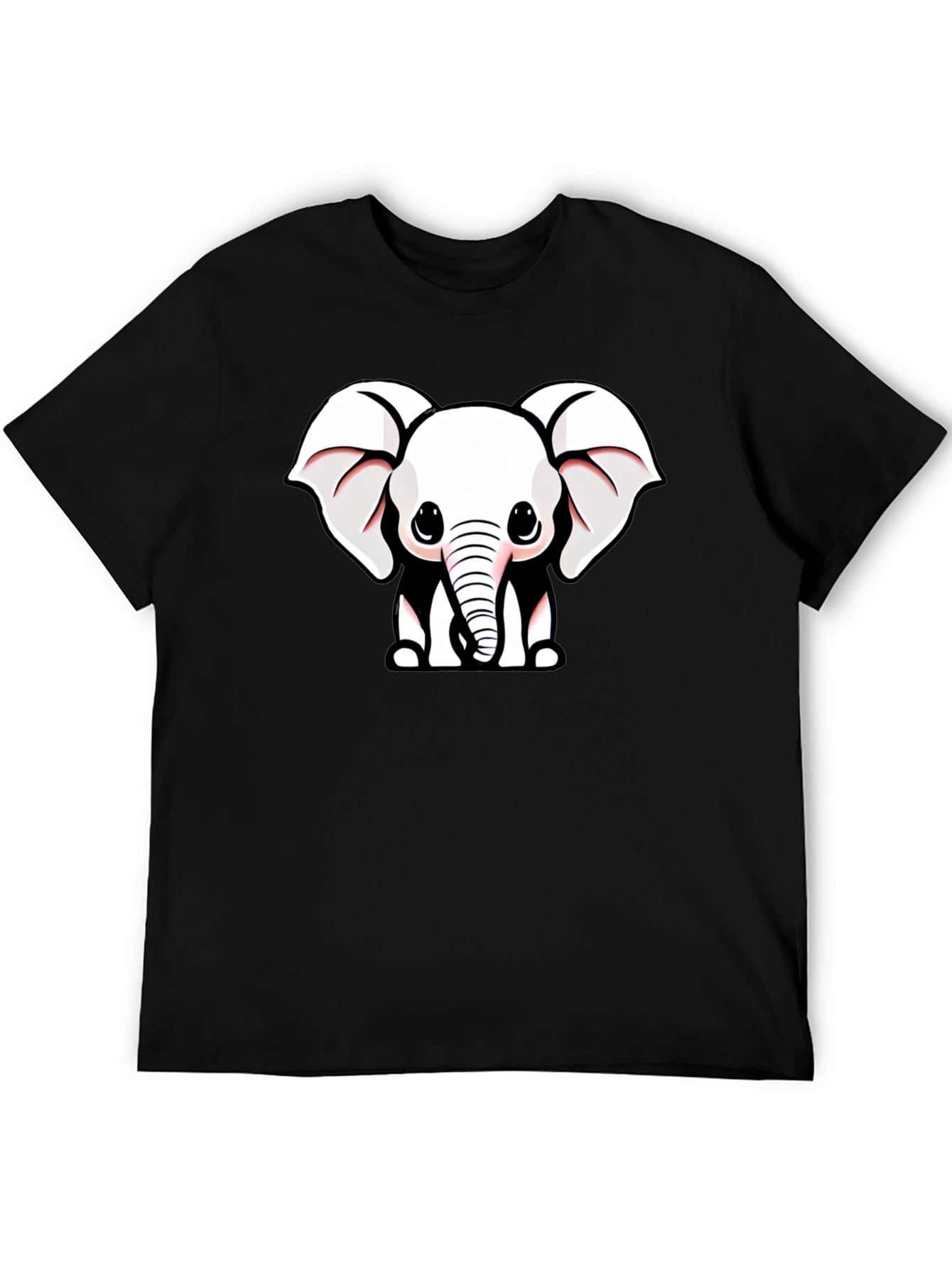 Cute Cartoon Elephant Graphic Tee
