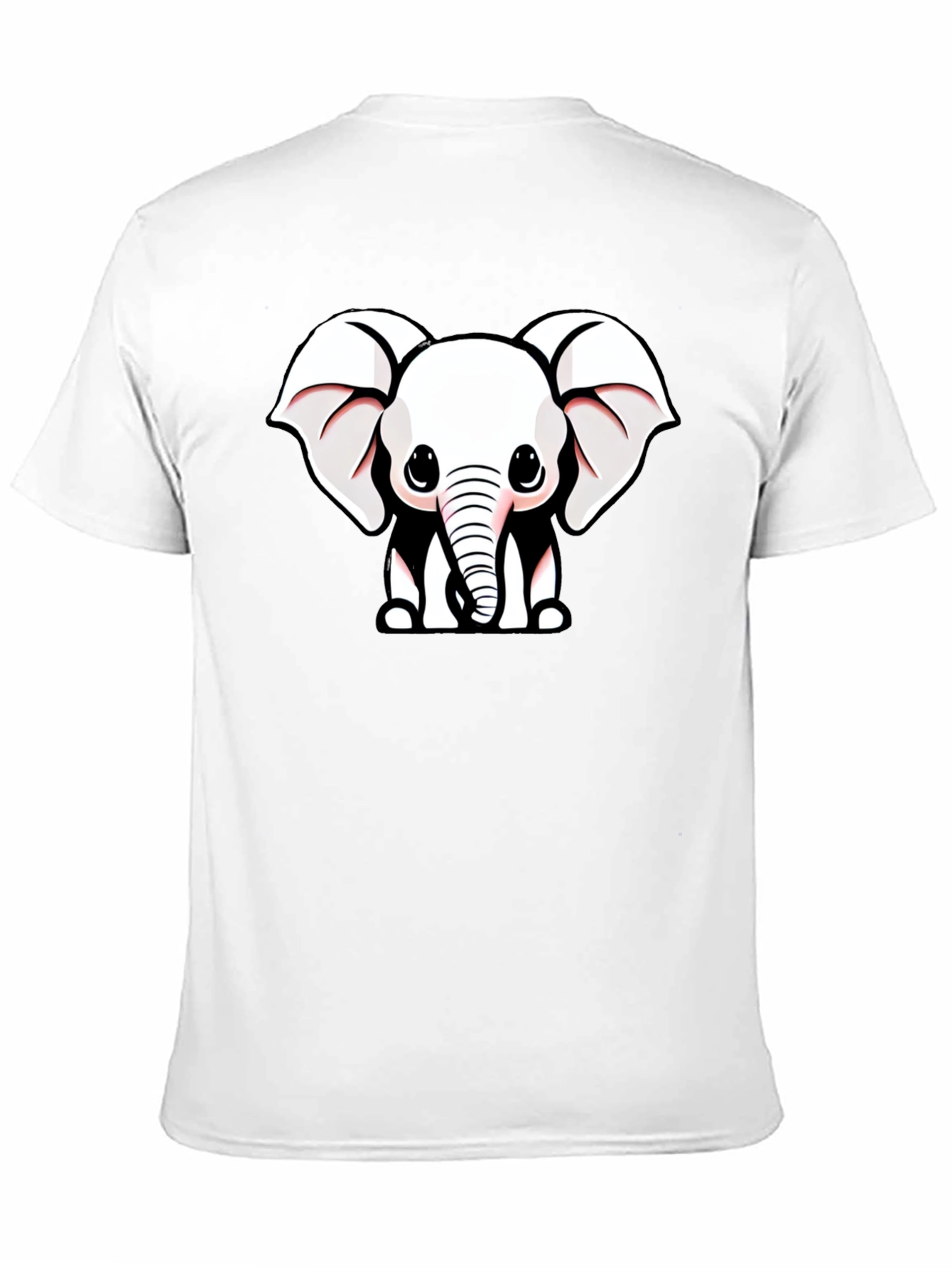 Cute Cartoon Elephant Graphic Tee
