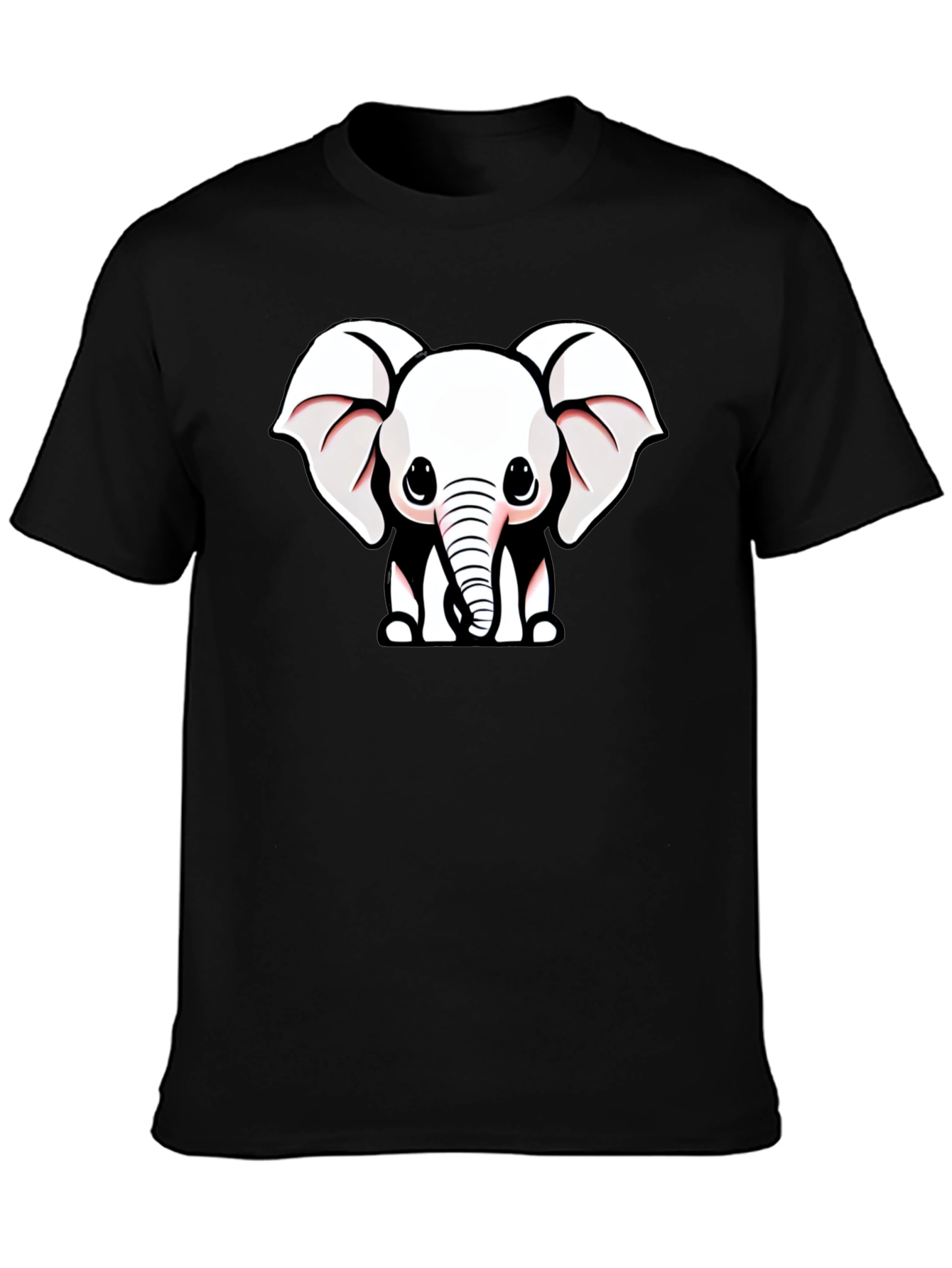 Cute Cartoon Elephant Graphic Tee