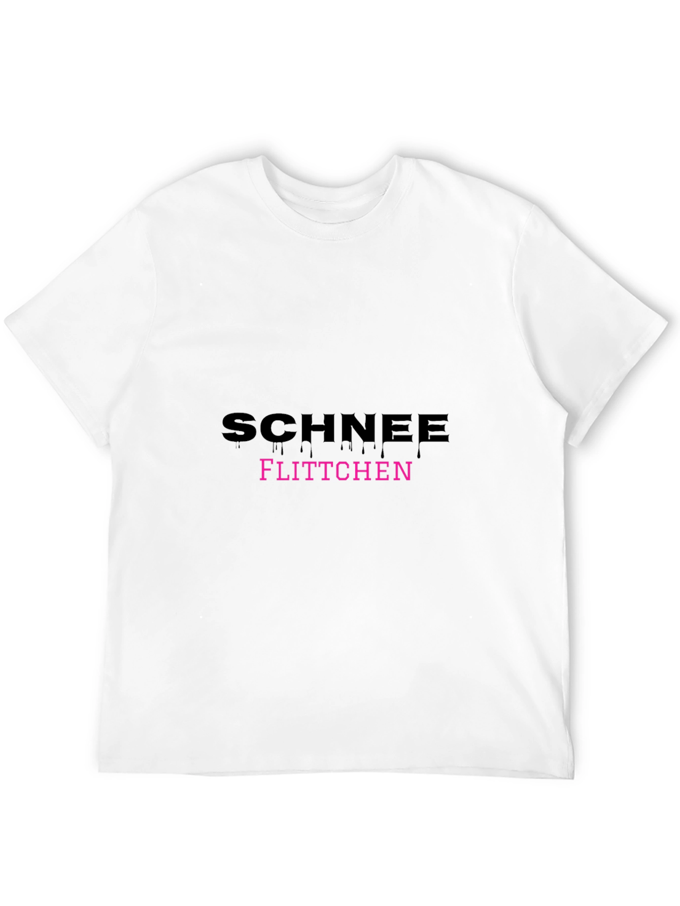 Schnee Flittchen Black T-Shirt