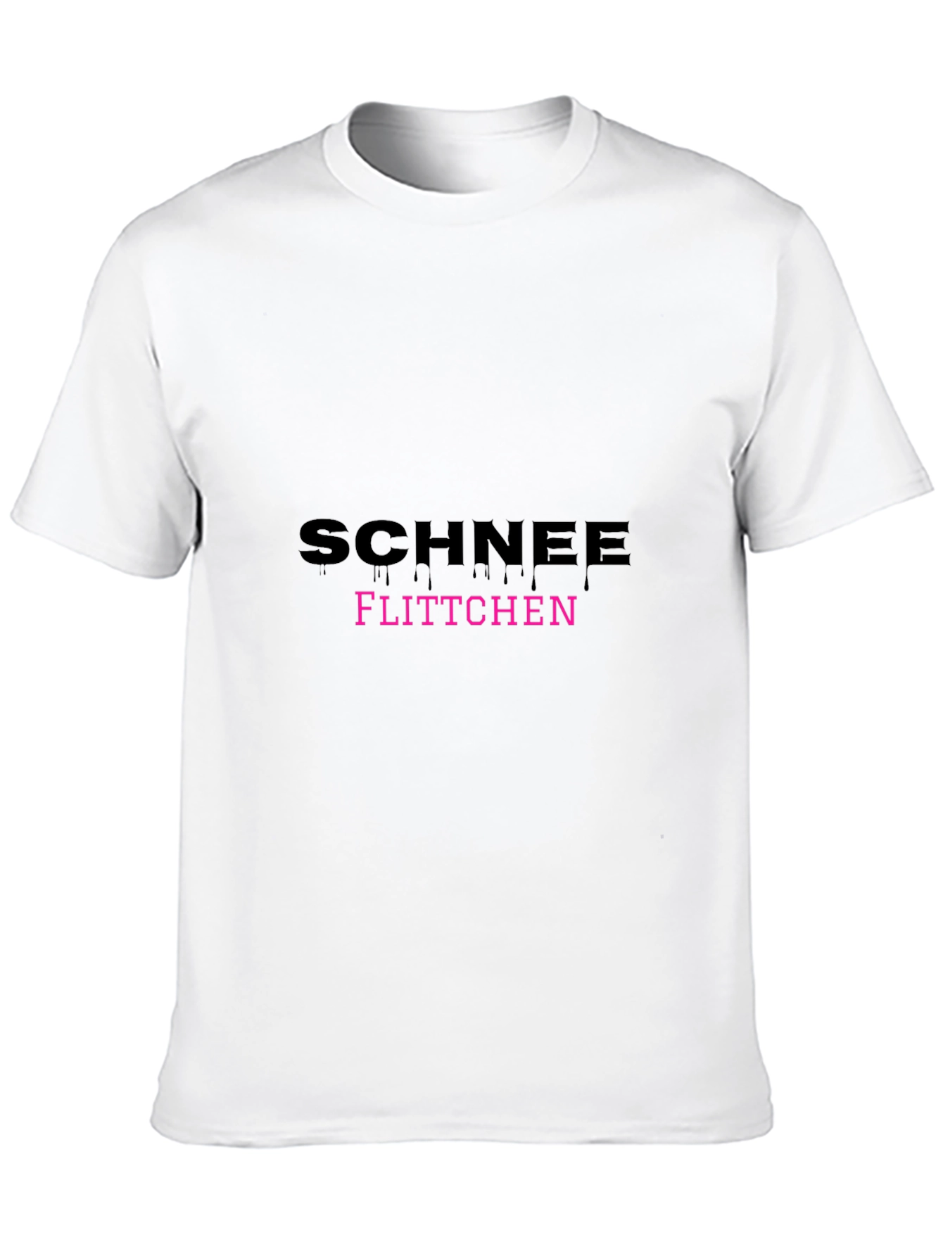 Schnee Flittchen Black T-Shirt