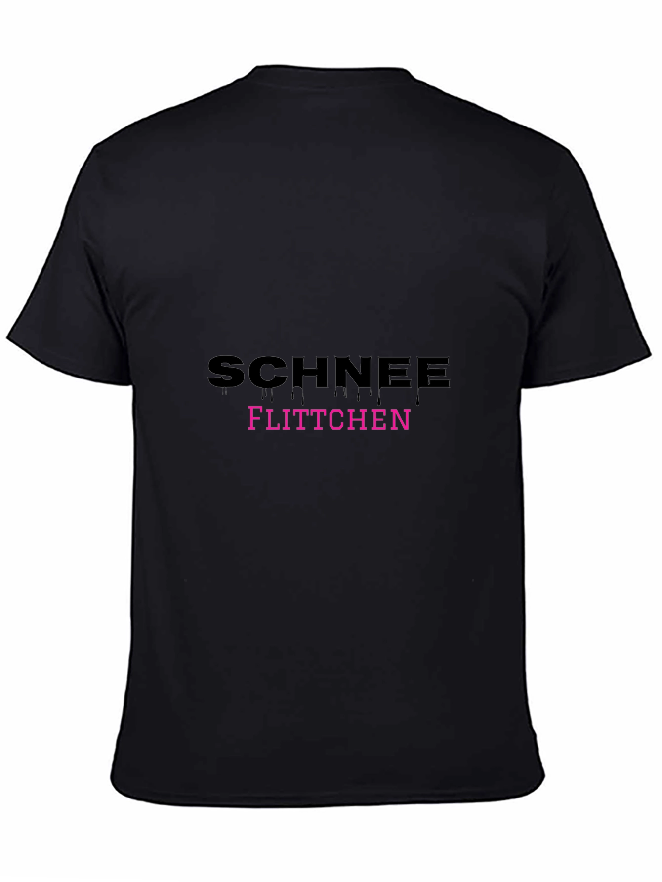 Schnee Flittchen Black T-Shirt